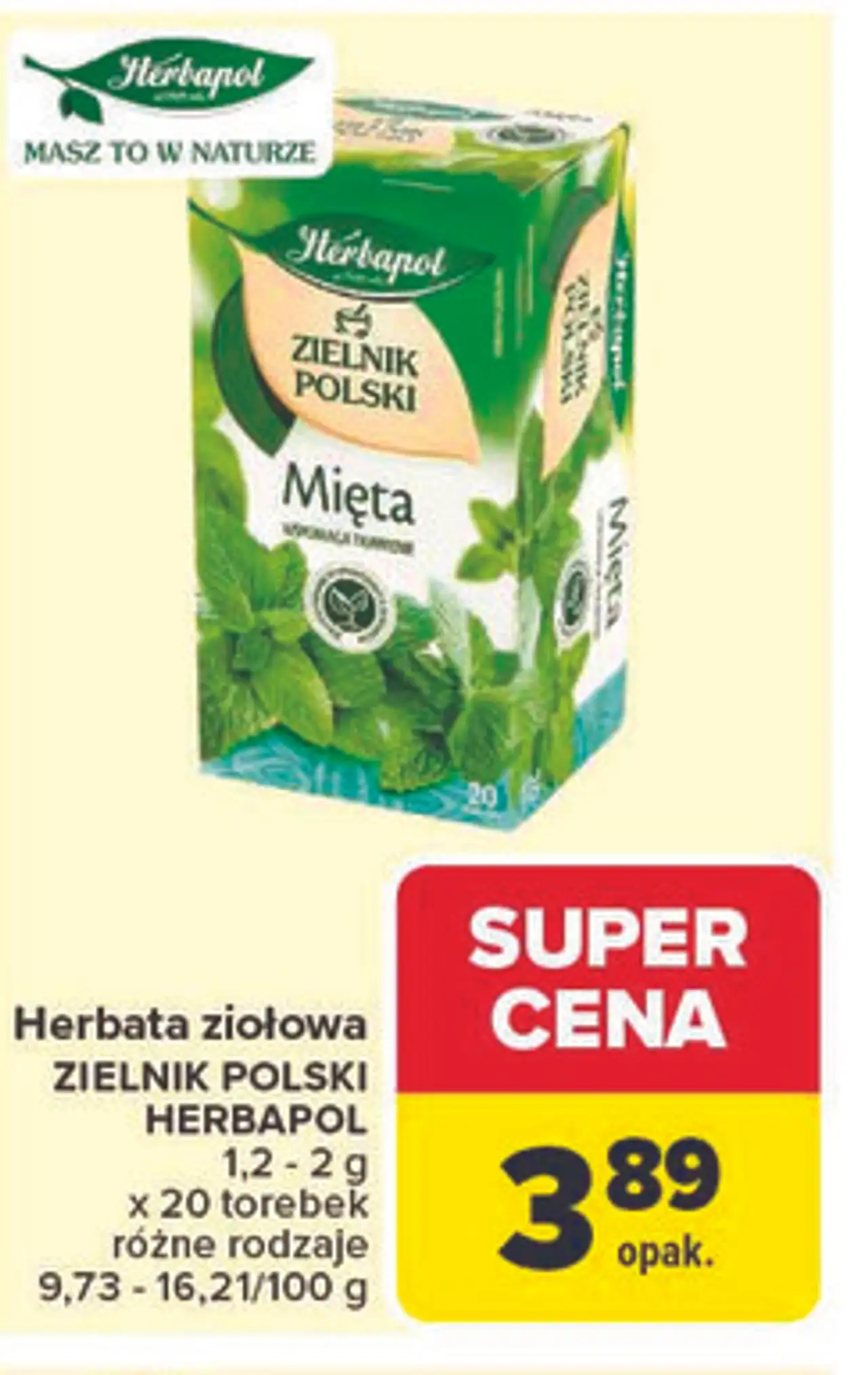 Herbata ziołowa Zielnik Polski Herbapol