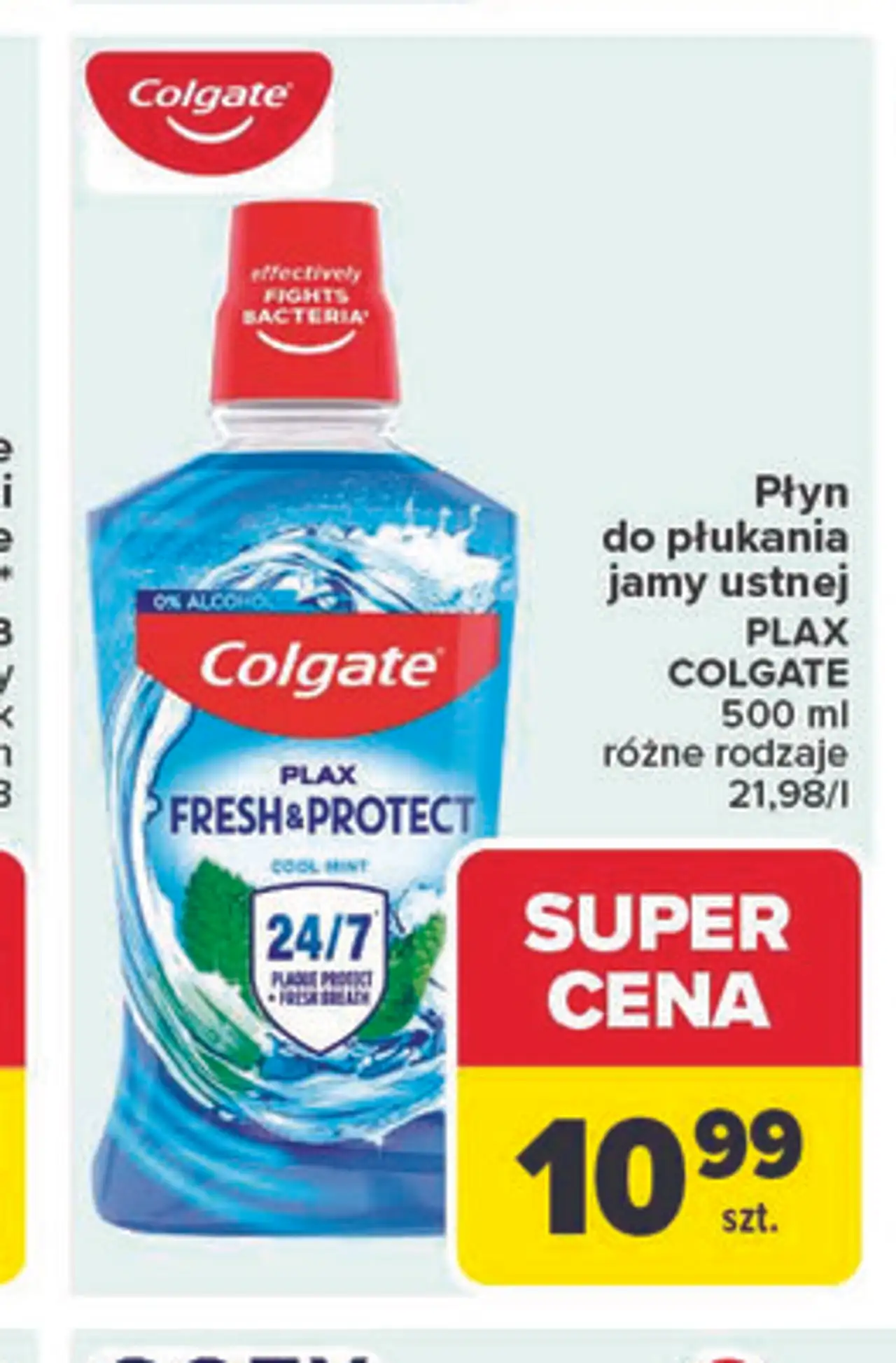Płyn do płukania jamy ustnej PLAX COLGATE