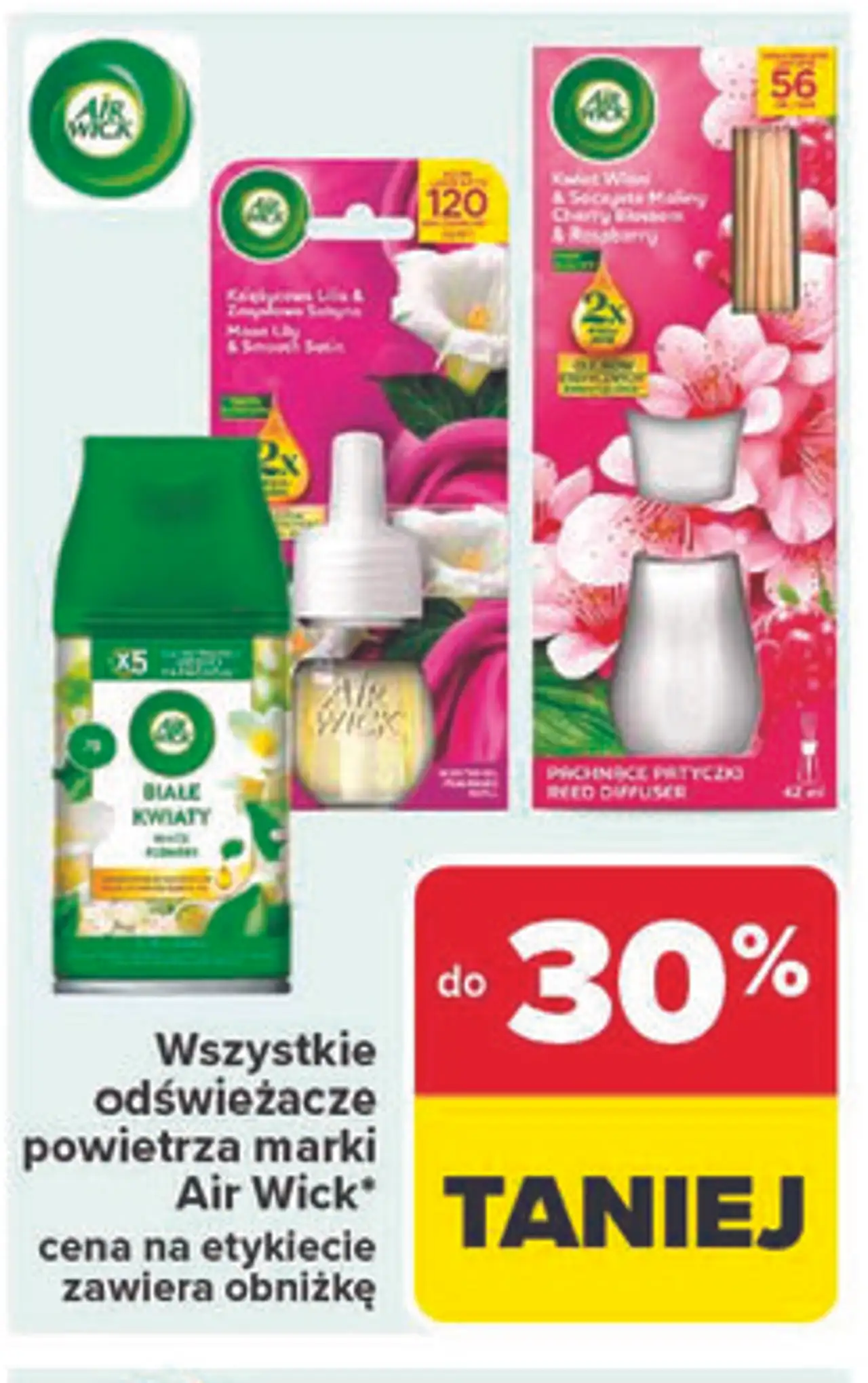 Wszystkie odświeżacze powietrza marki Air Wick