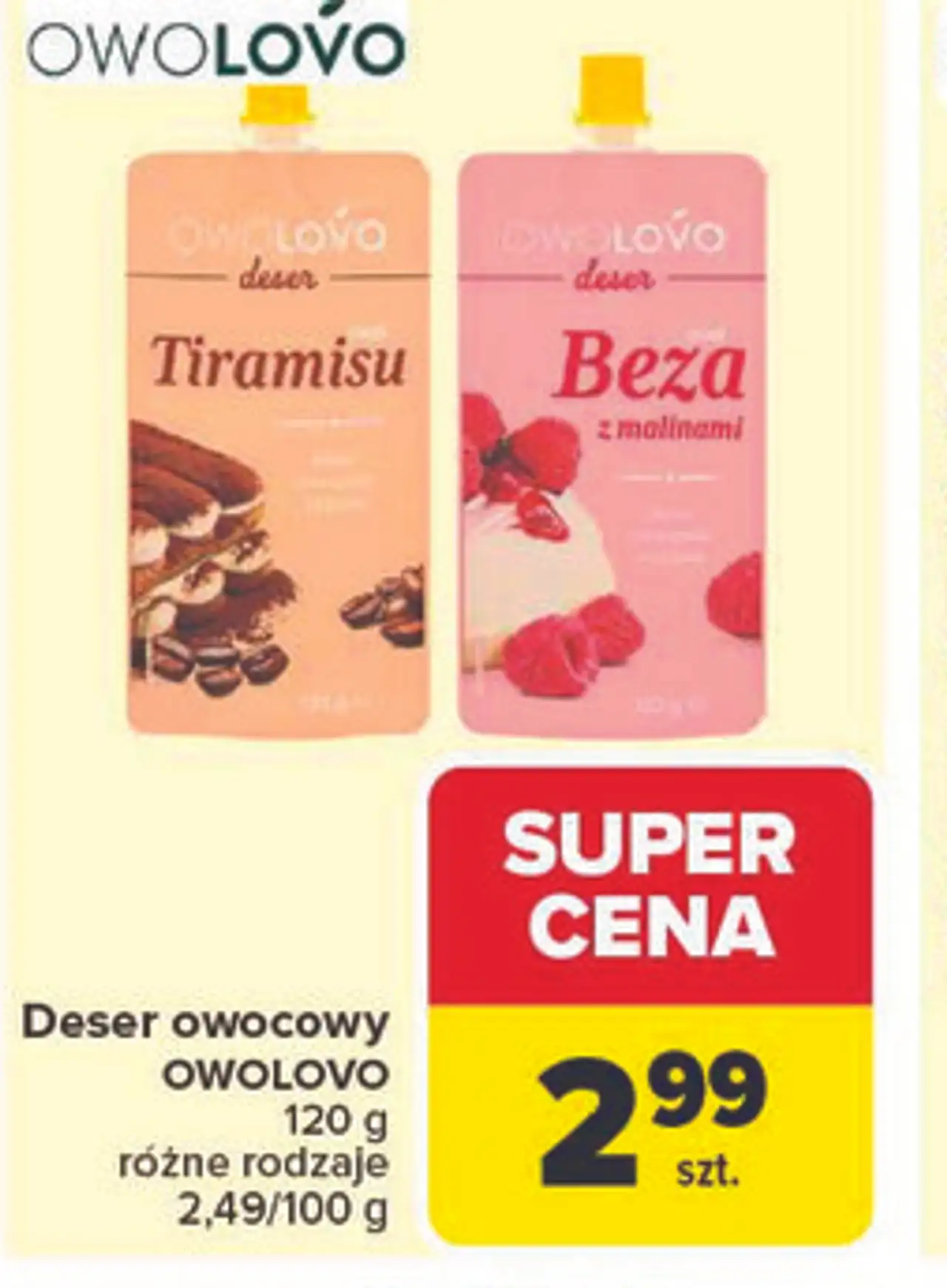 Deser owocowy OWOLOVO 120 g