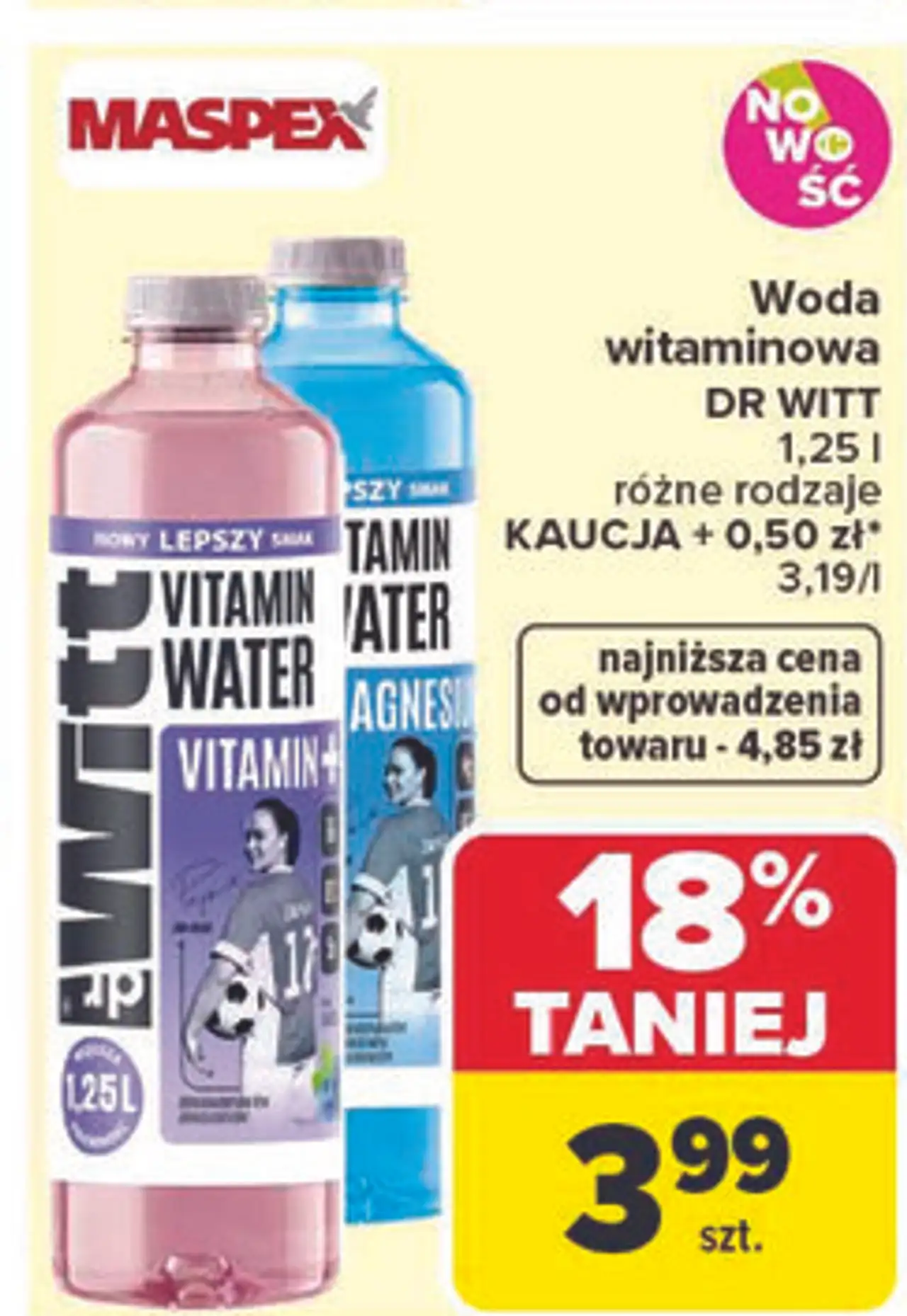 Napój witaminy i minerały Dr Witt Vitamin Water