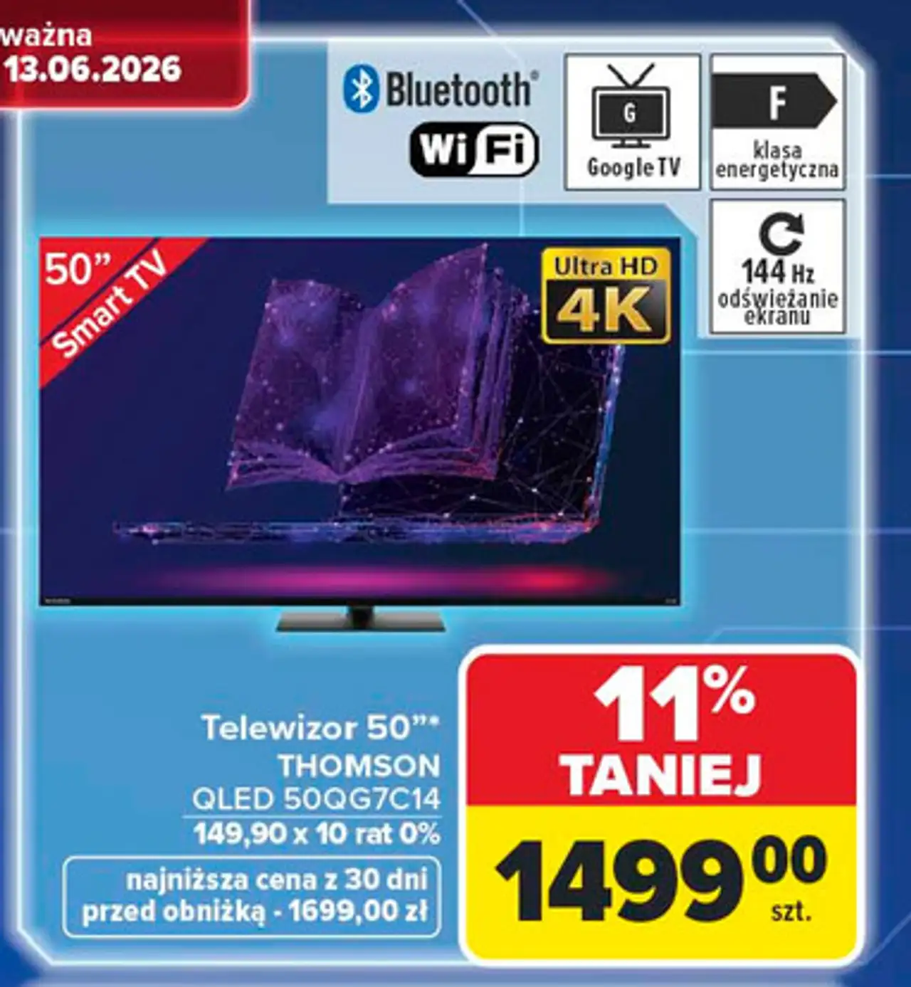 Telewizor qled 50qg7c14 Thomson