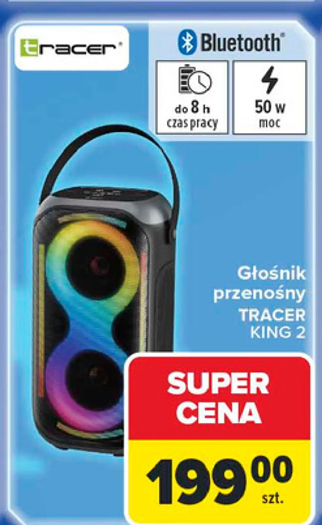 Głośnik king 2 bt tws Tracer