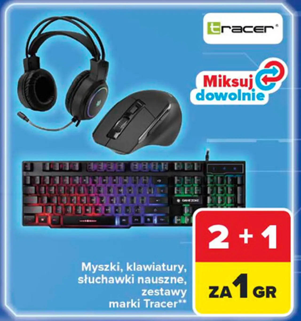 Klawiatura gamezone loccar Tracer