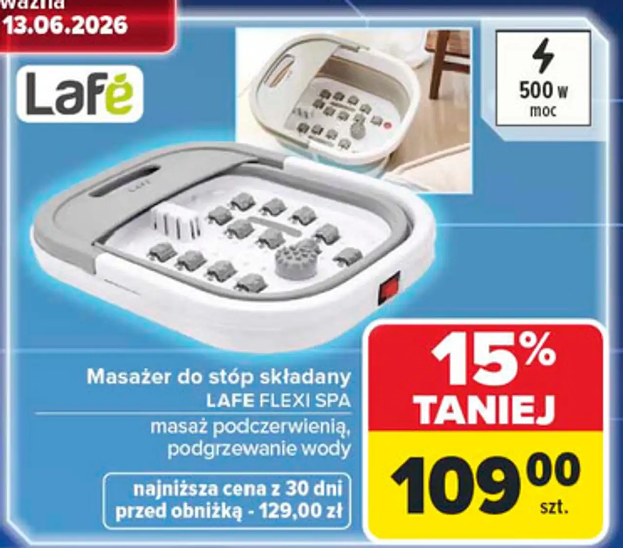 Masażer do stóp flexi spa Lafe