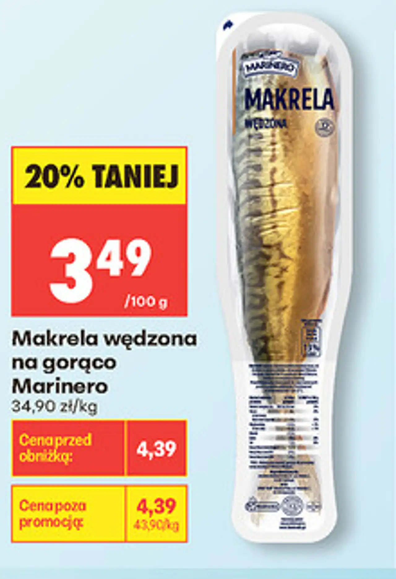 Makrela wędzona na gorąco Marinero