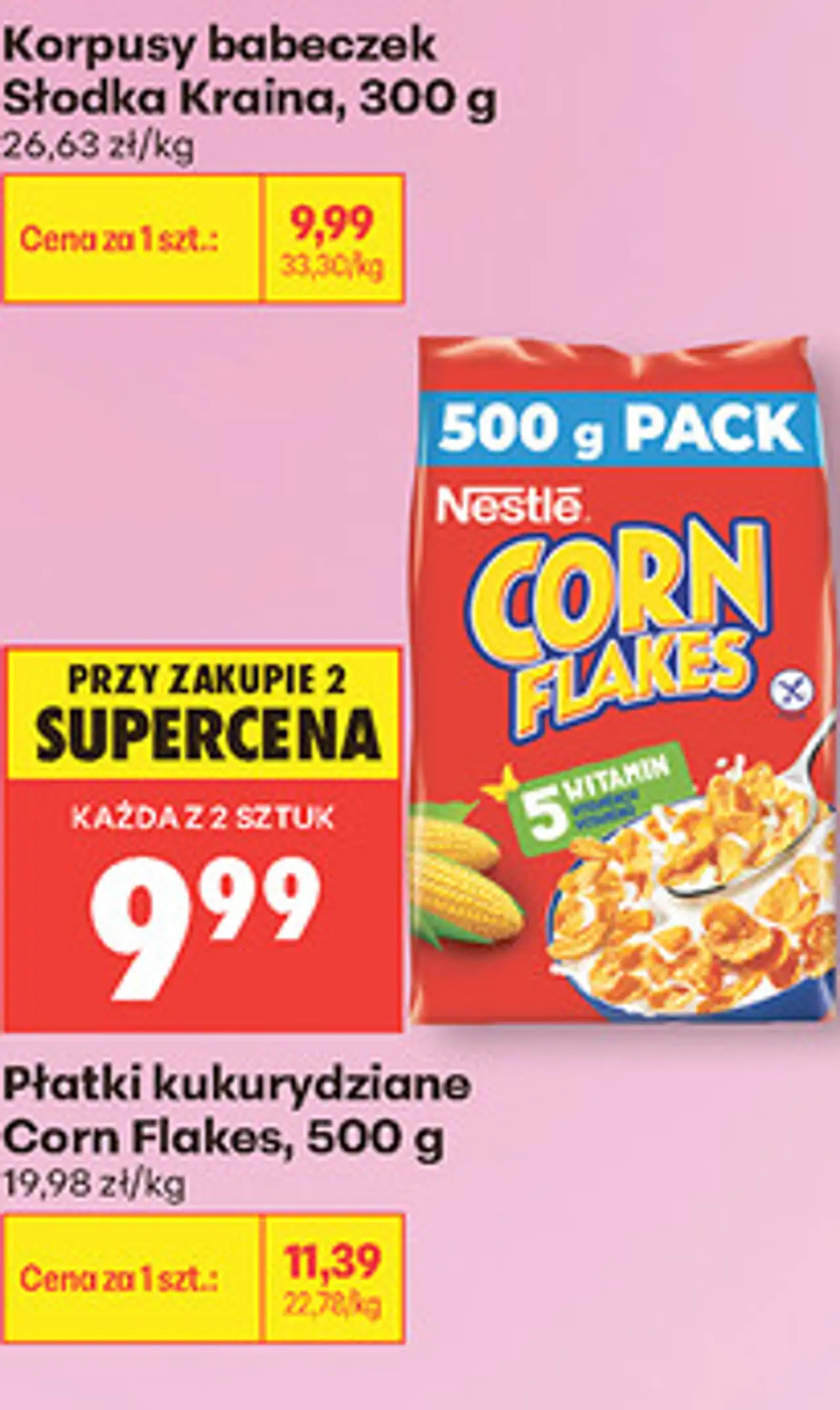 Płatki kukurydziane Corn Flakes, 500 g