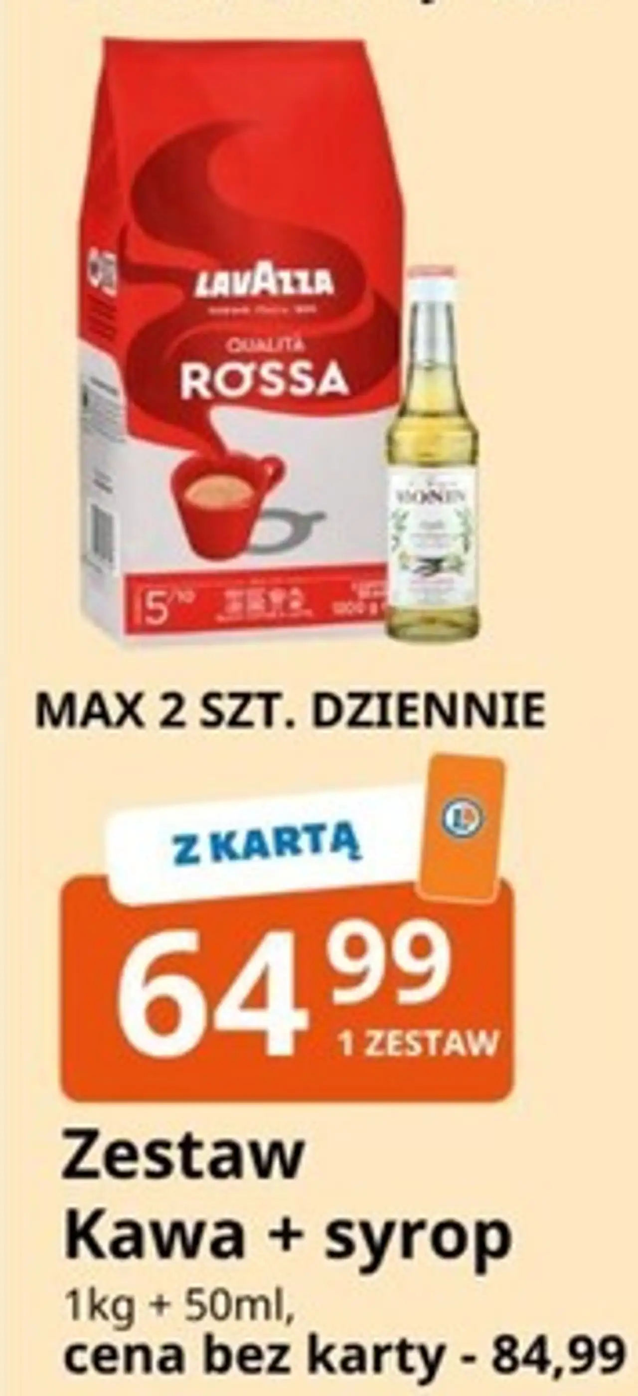 Zestaw Kawa + syrop