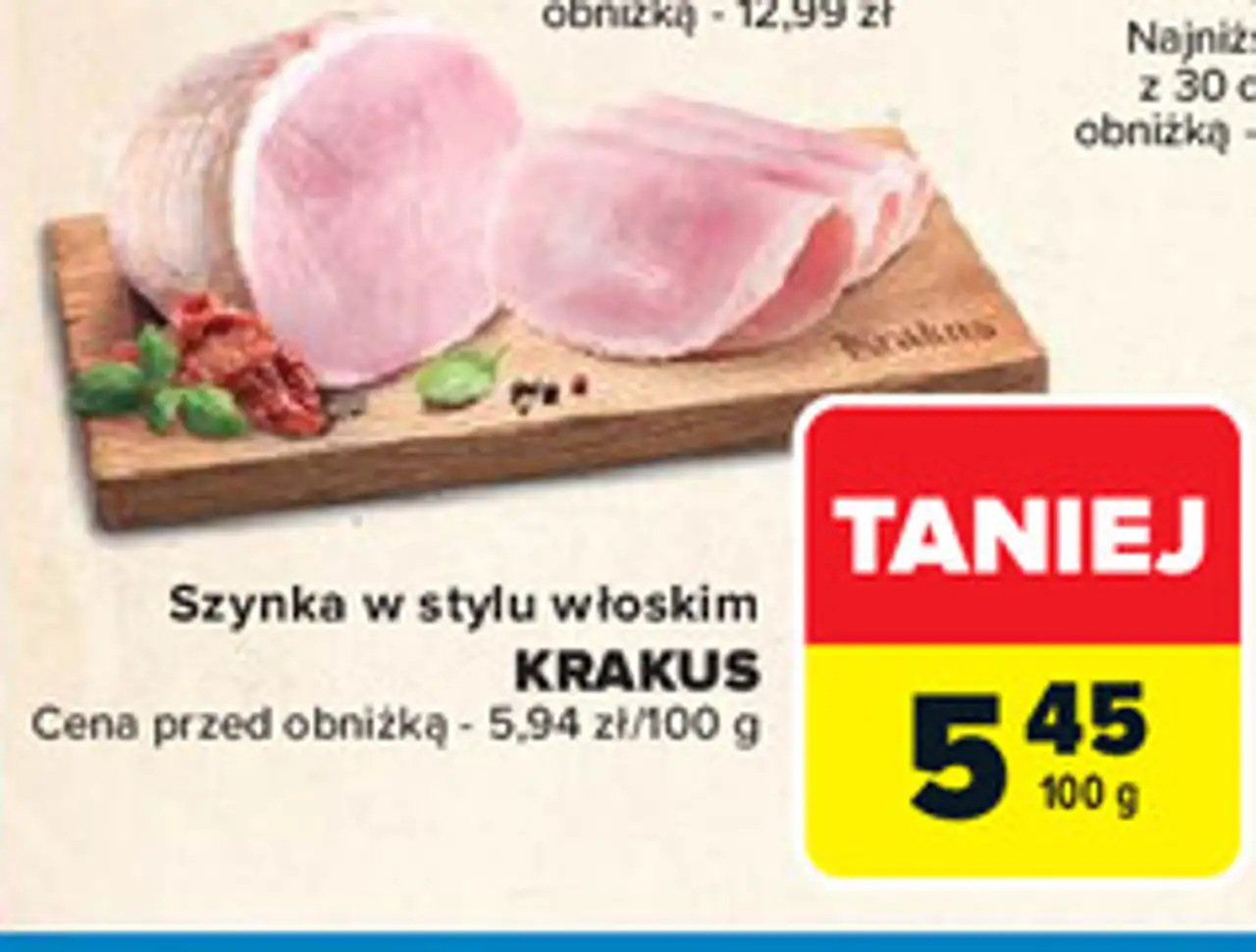 Szynka w stylu włoskim Krakus