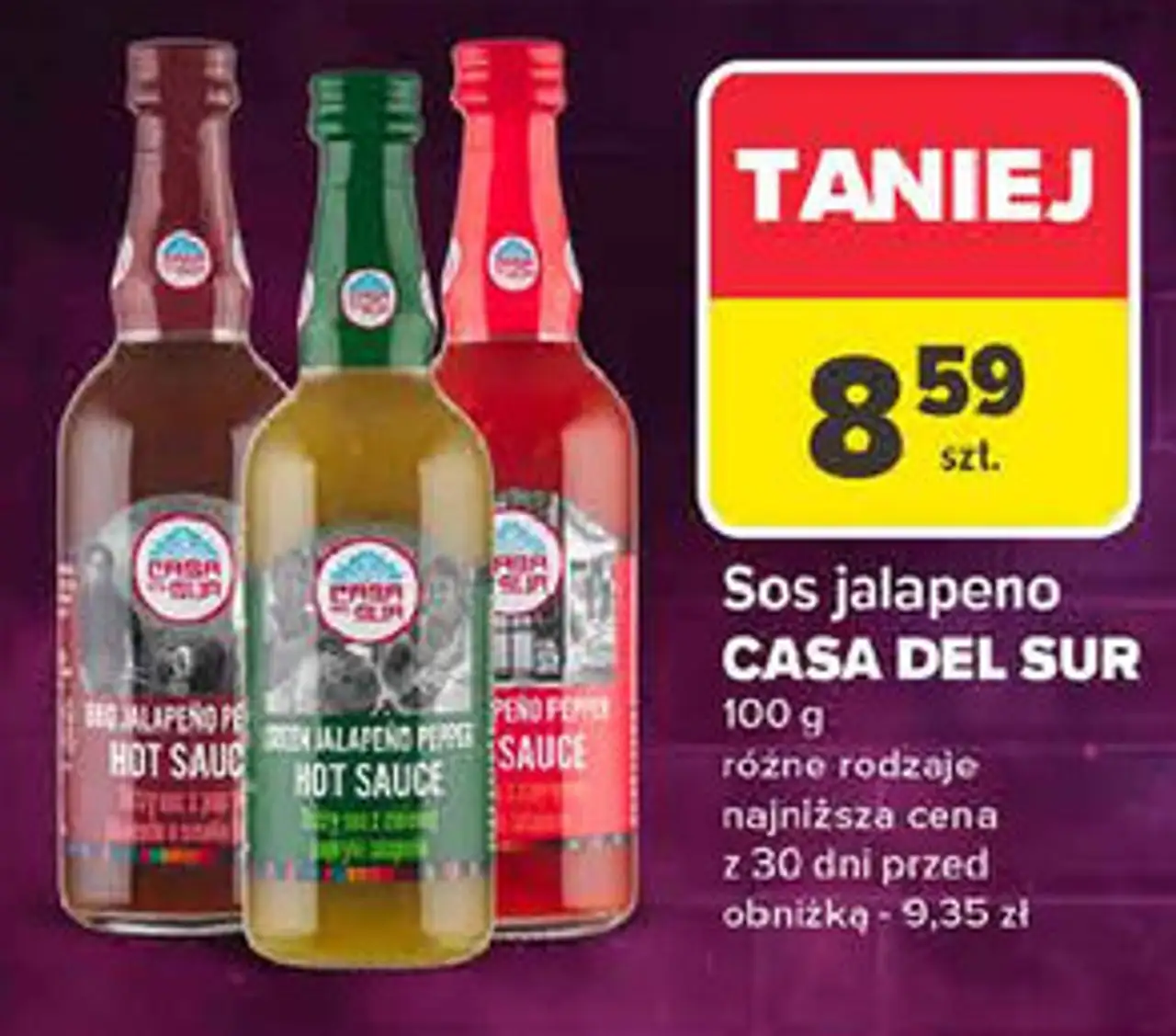 Sos jalapeno CASA DEL SUR