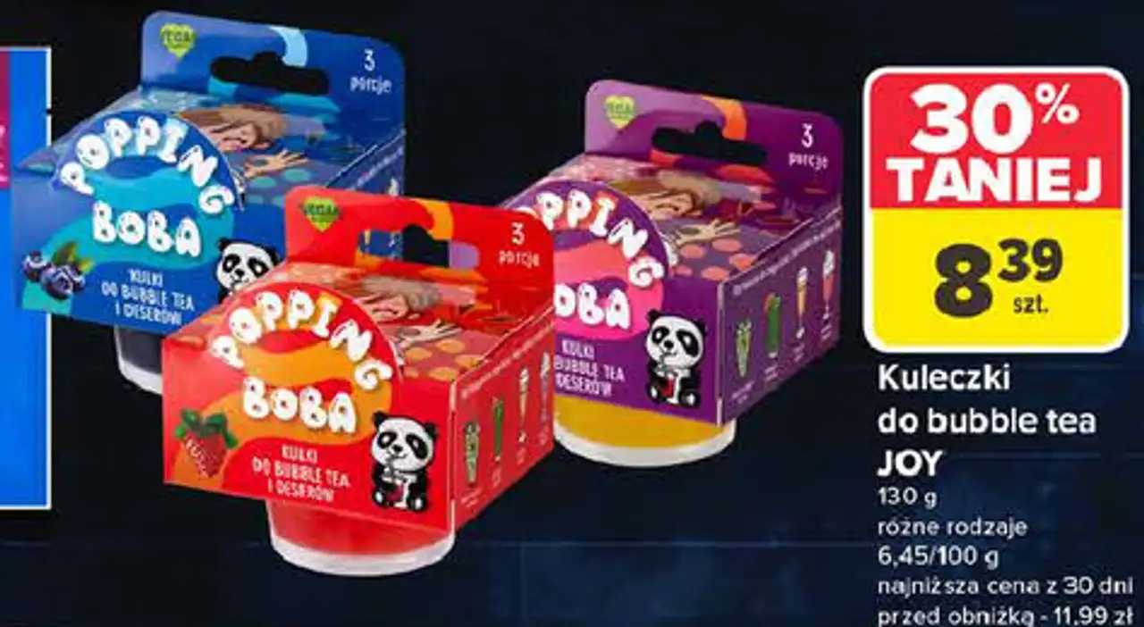 Kuleczki do bubble tea JOY 130 g