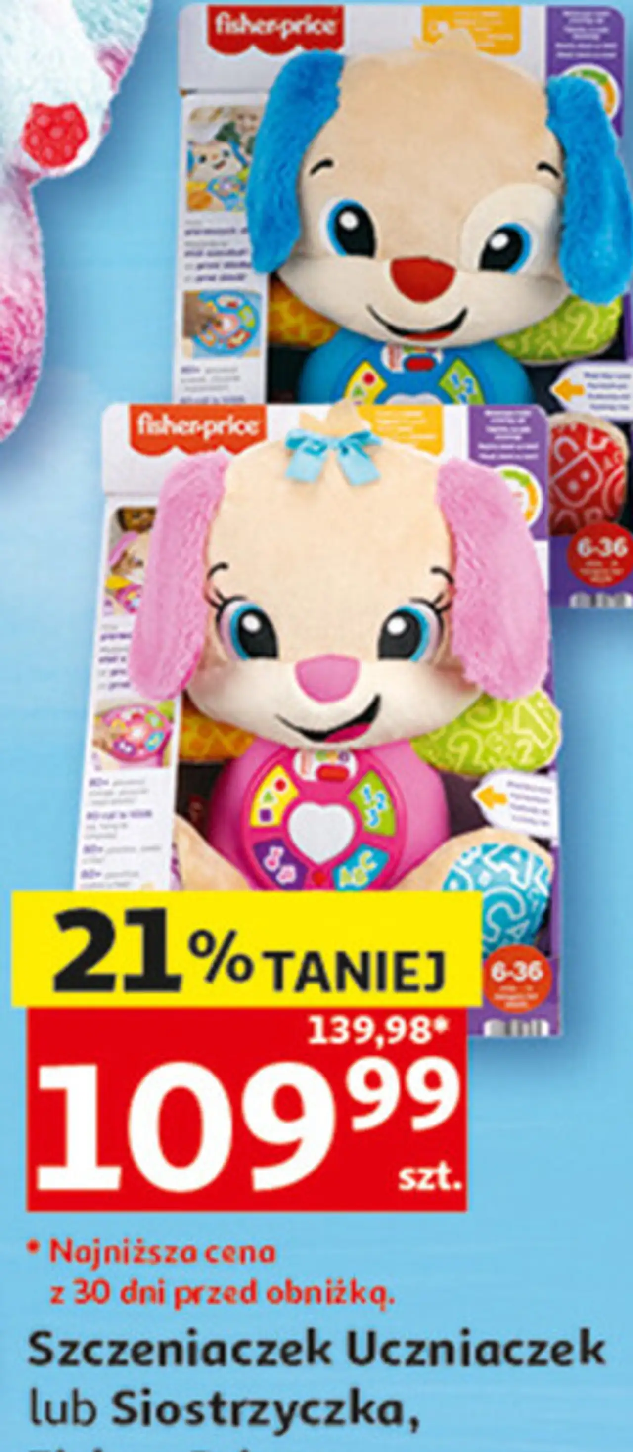 Szczeniaczek Uczniaczek lub Siostrzyczka, Fisher-Price