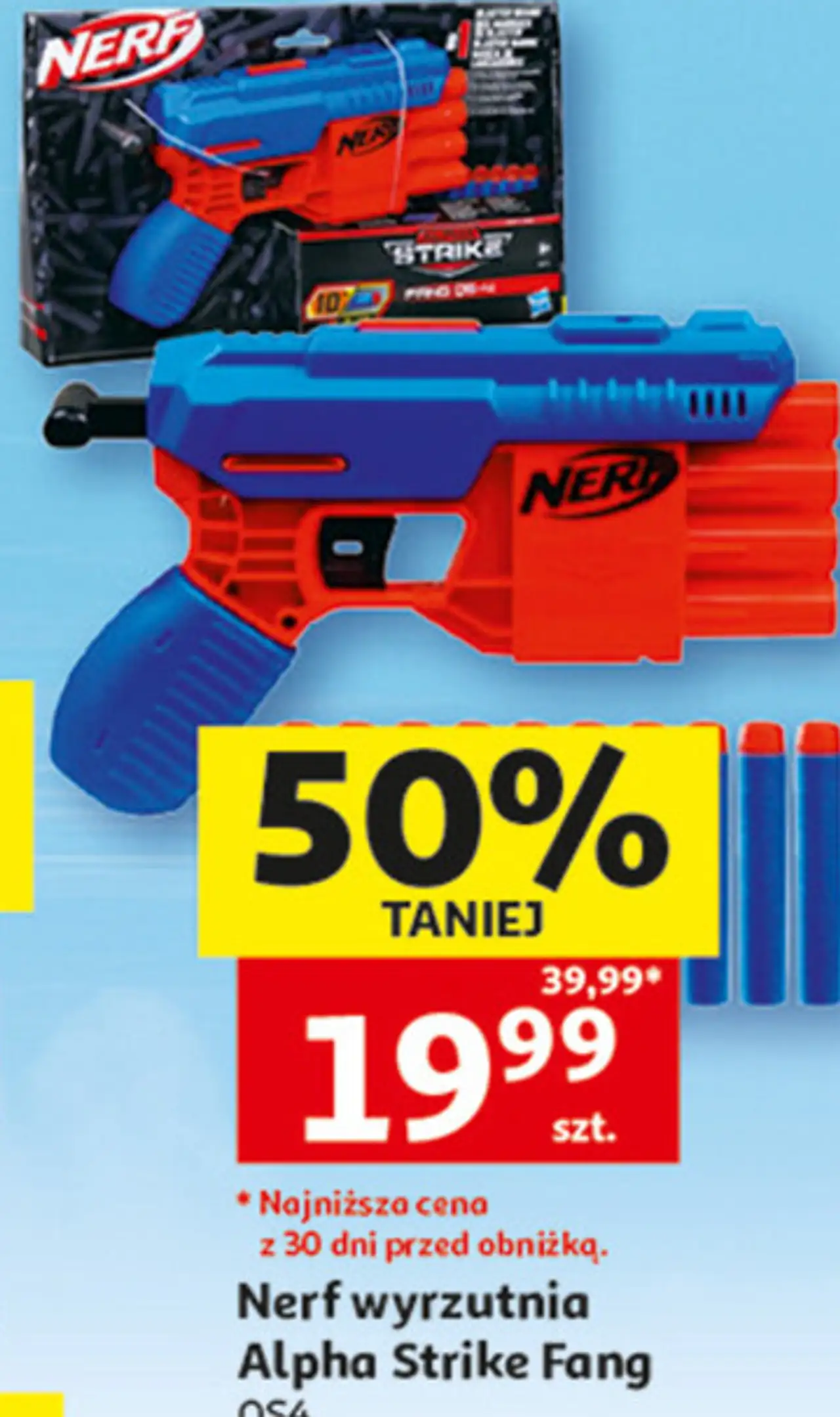 Nerf wyrzutnia Alpha Strike Fang QS4