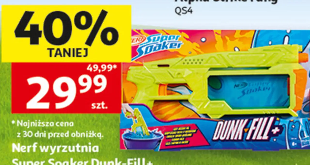 Nerf wyrzutnia Super Soaker Dunk-Fill+