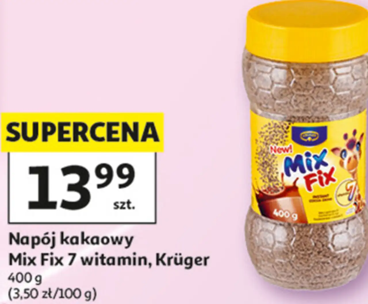 Napój kakaowy Mix Fix 7 witamin, Krüger