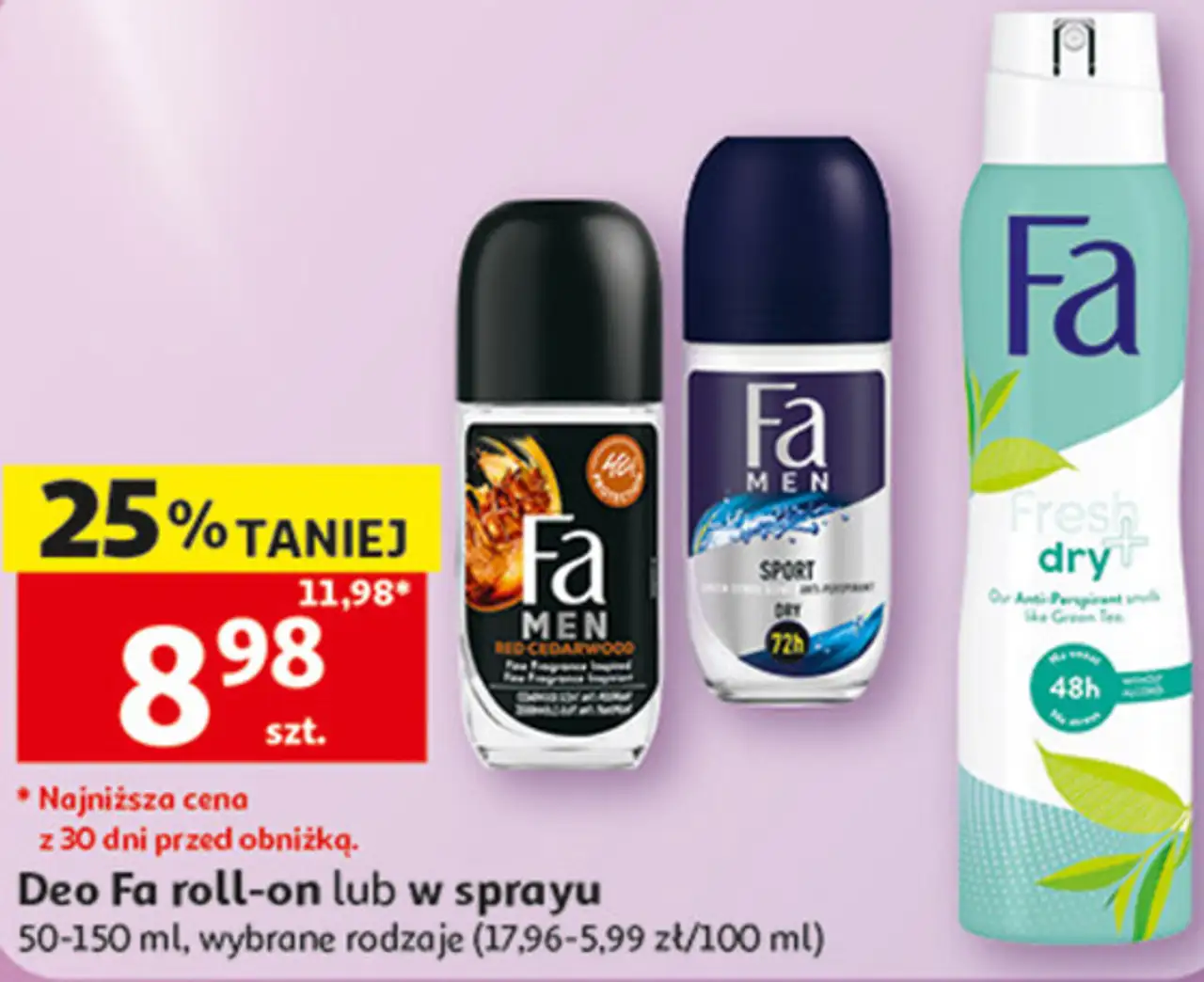 Deo Fa roll-on lub w sprayu