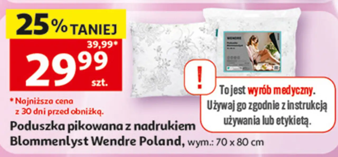 Poduszka pikowana z nadrukiem Blommenlyst Wendre Poland