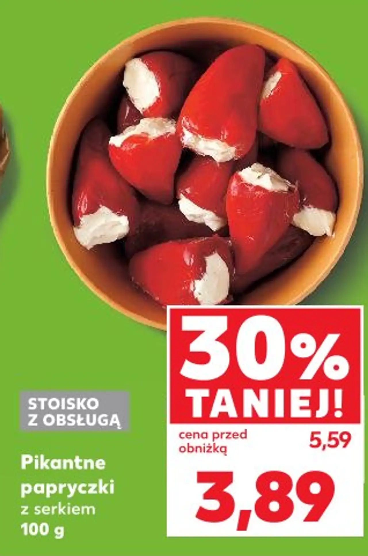 Pikantne papryczki z serkiem