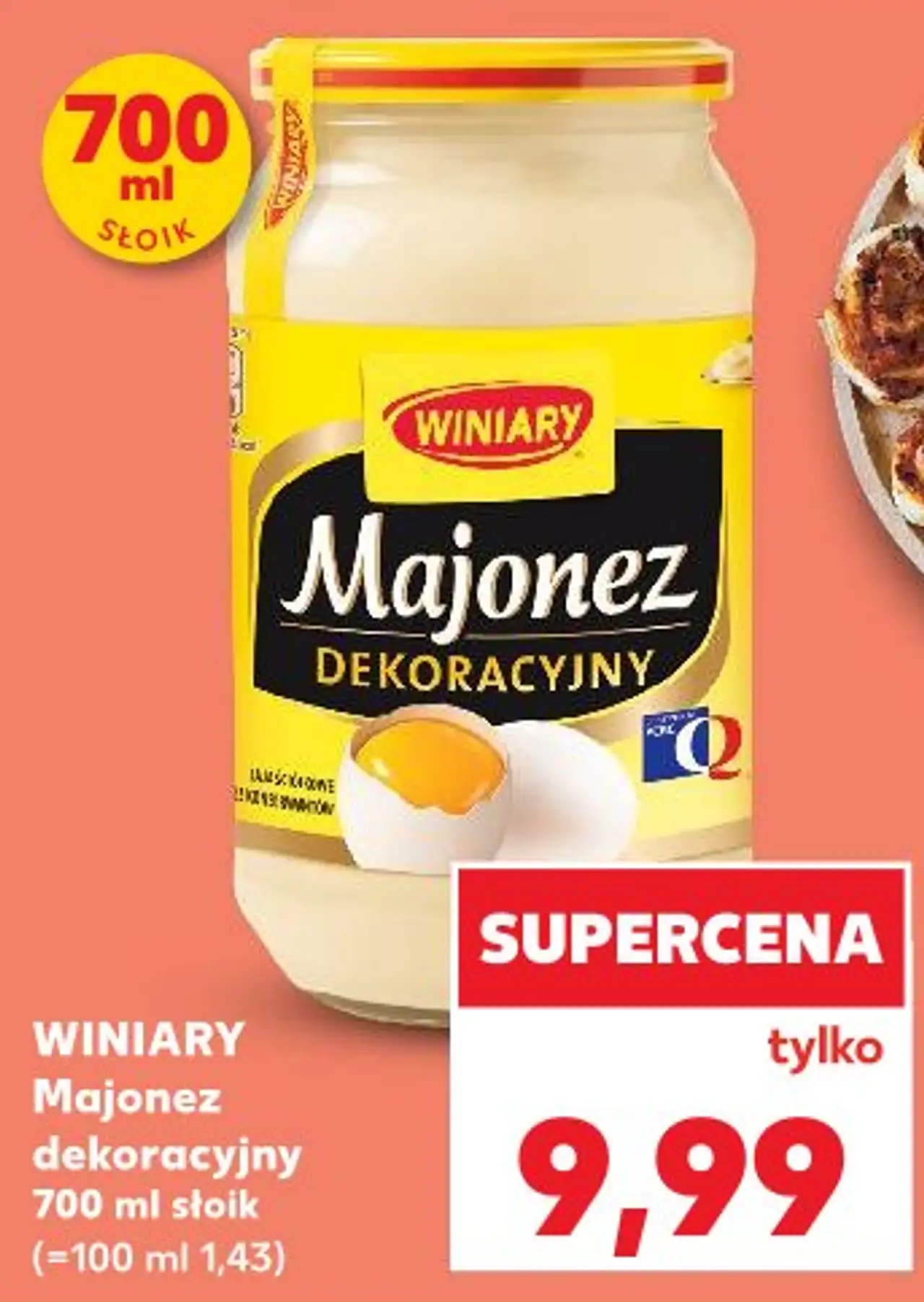 WINIARY Majonez dekoracyjny 700 ml słoik