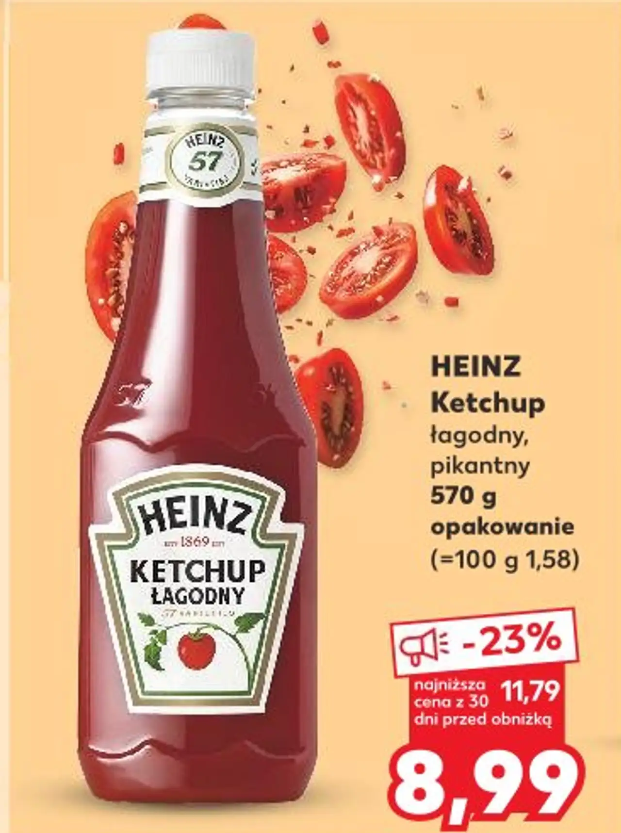 Heinz Ketchup łagodny, pikantny