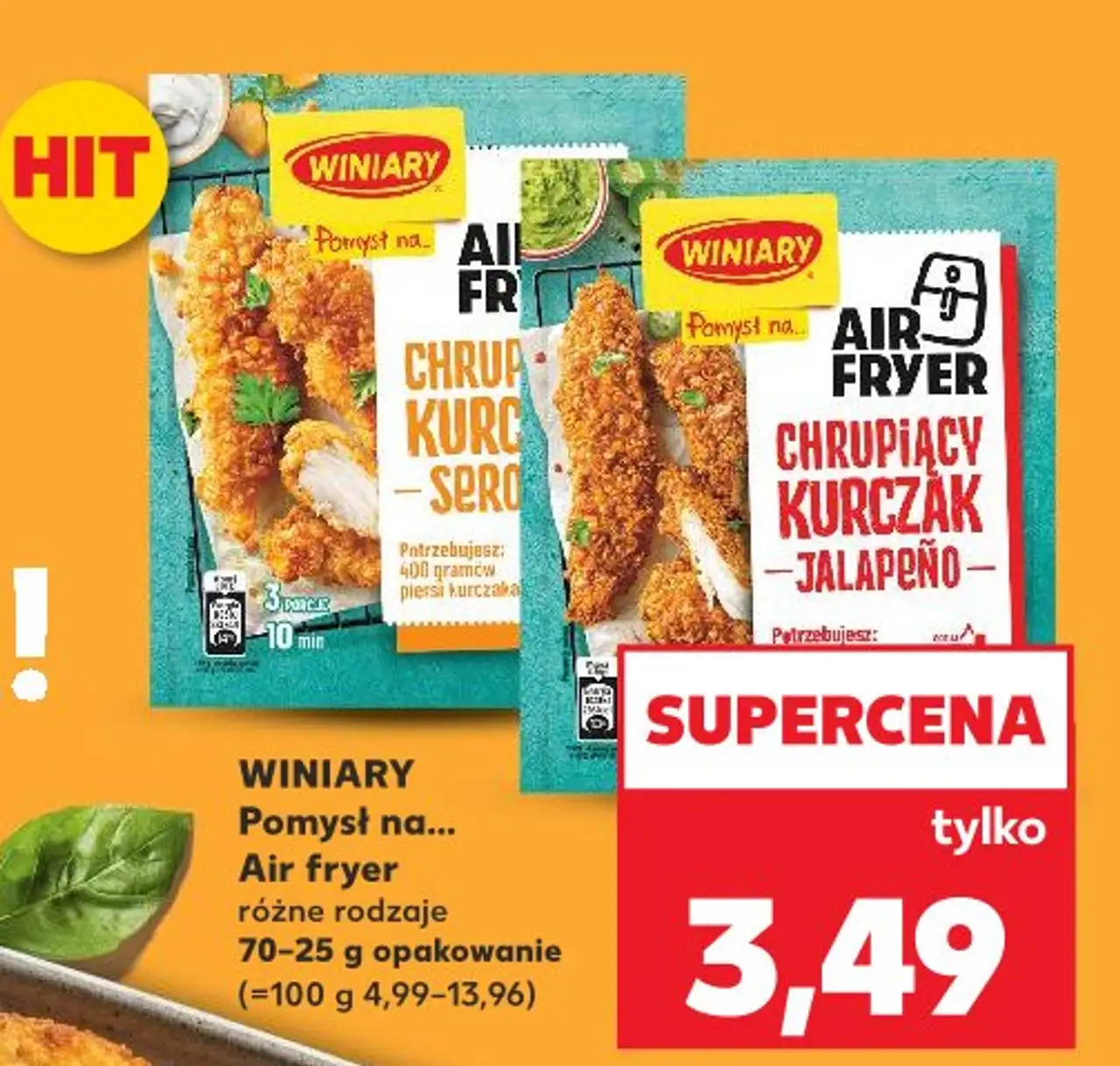 Winiary Pomysł na... Air fryer, różne rodzaje, 70-25 g opakowanie