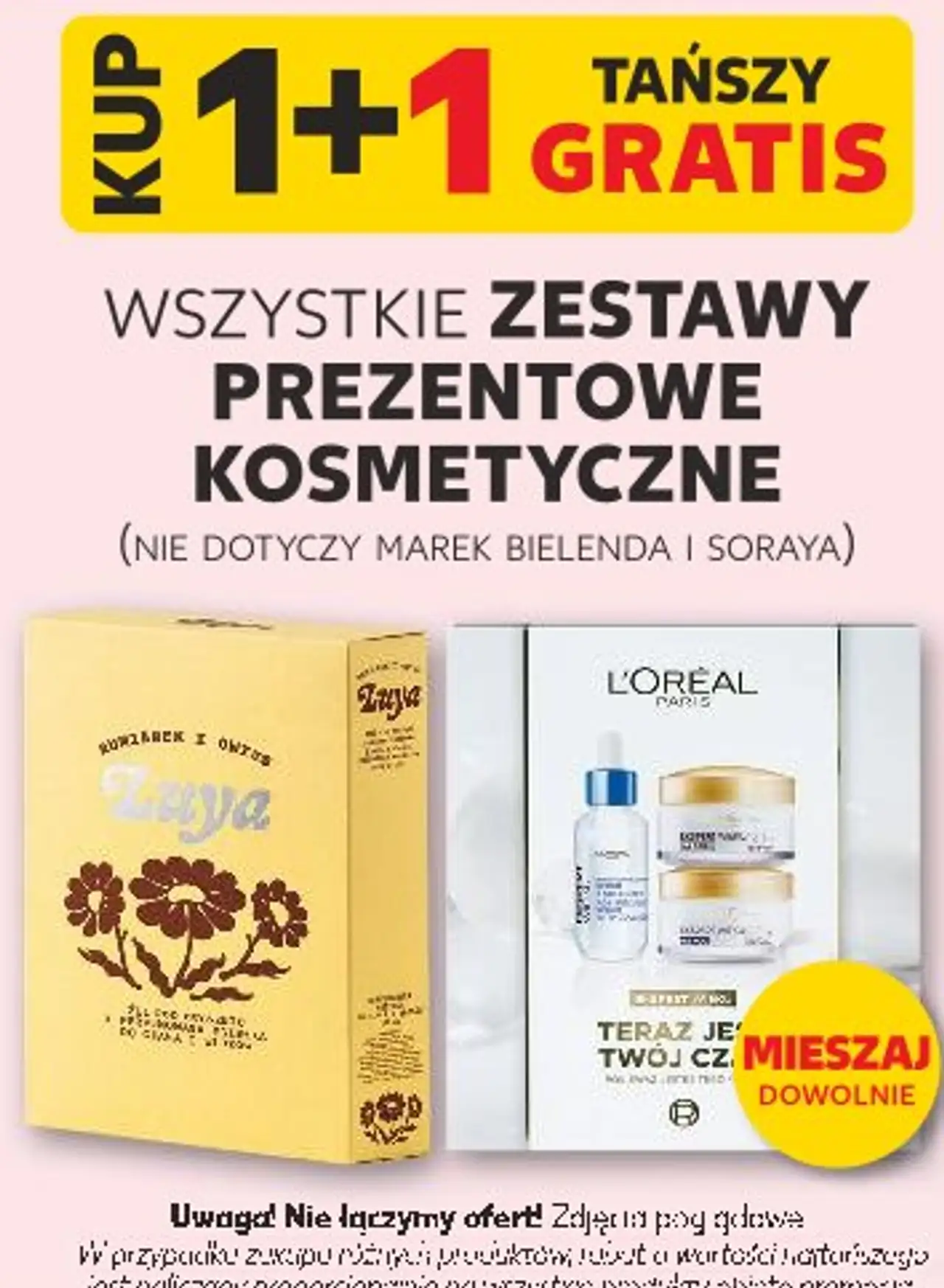 WSZYSTKIE ZESTAWY PREZENTOWE KOSMETYCZNE (NIE DOTYCZY MAREK BIELENDA I SORAYA)