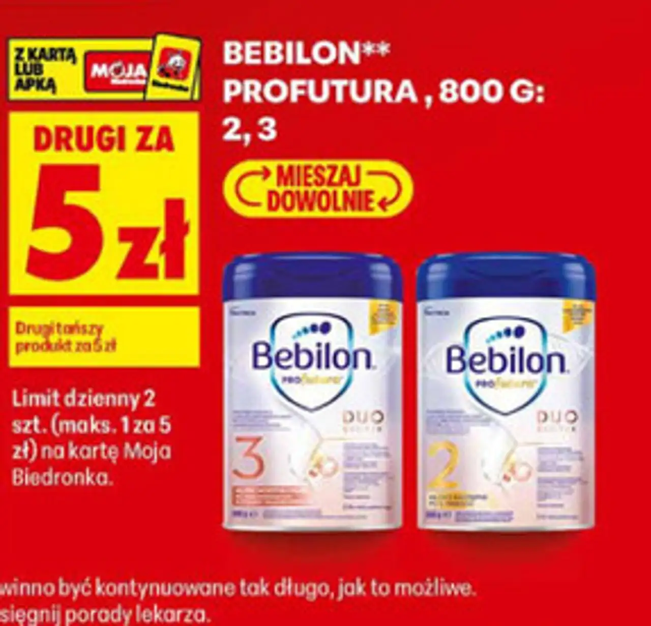 Bebilon Profutura 2, 3, 800 g
