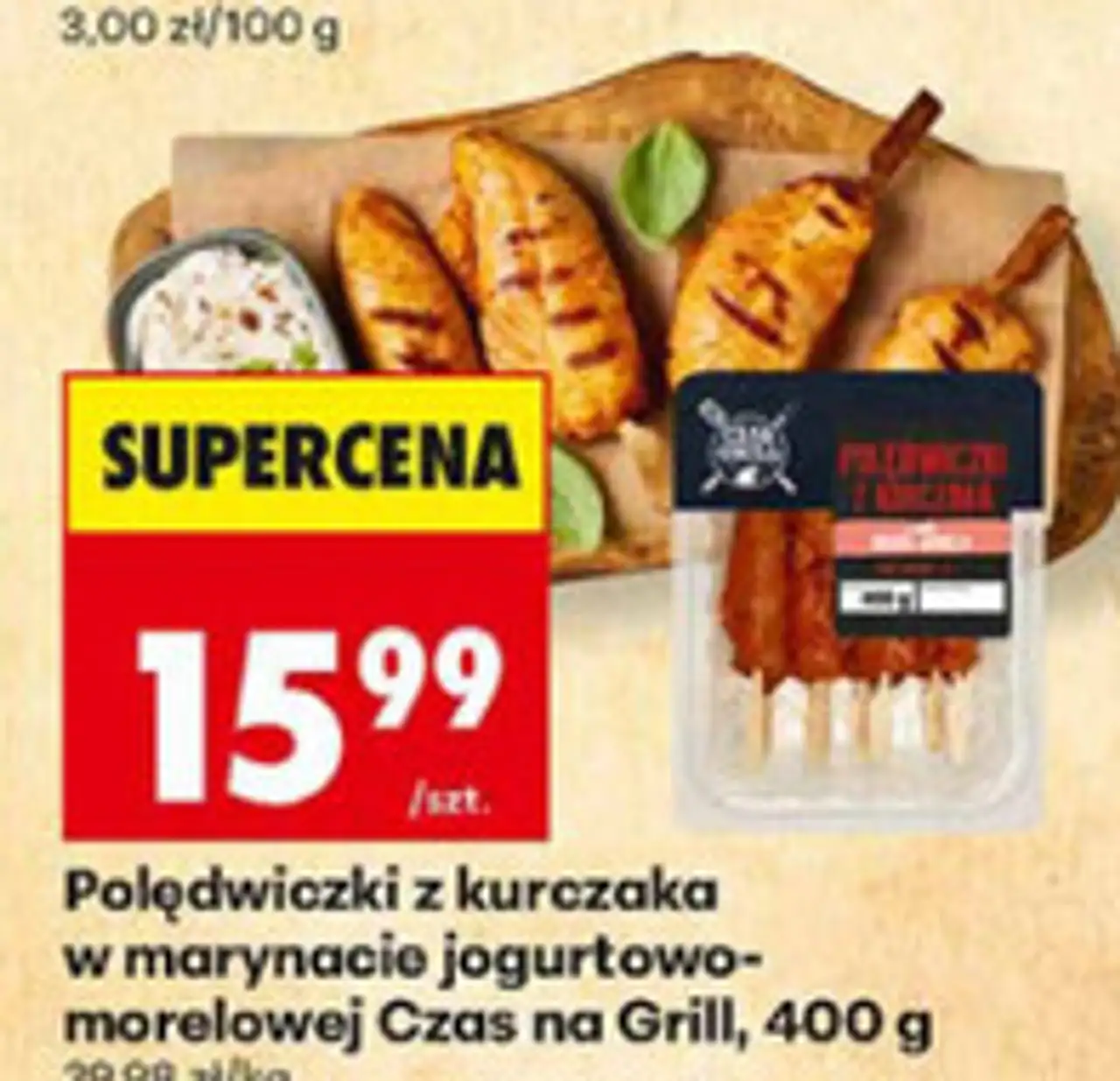 Polędwiczki z kurczaka w marynacie jogurtowo-morelowej Czas na Grill