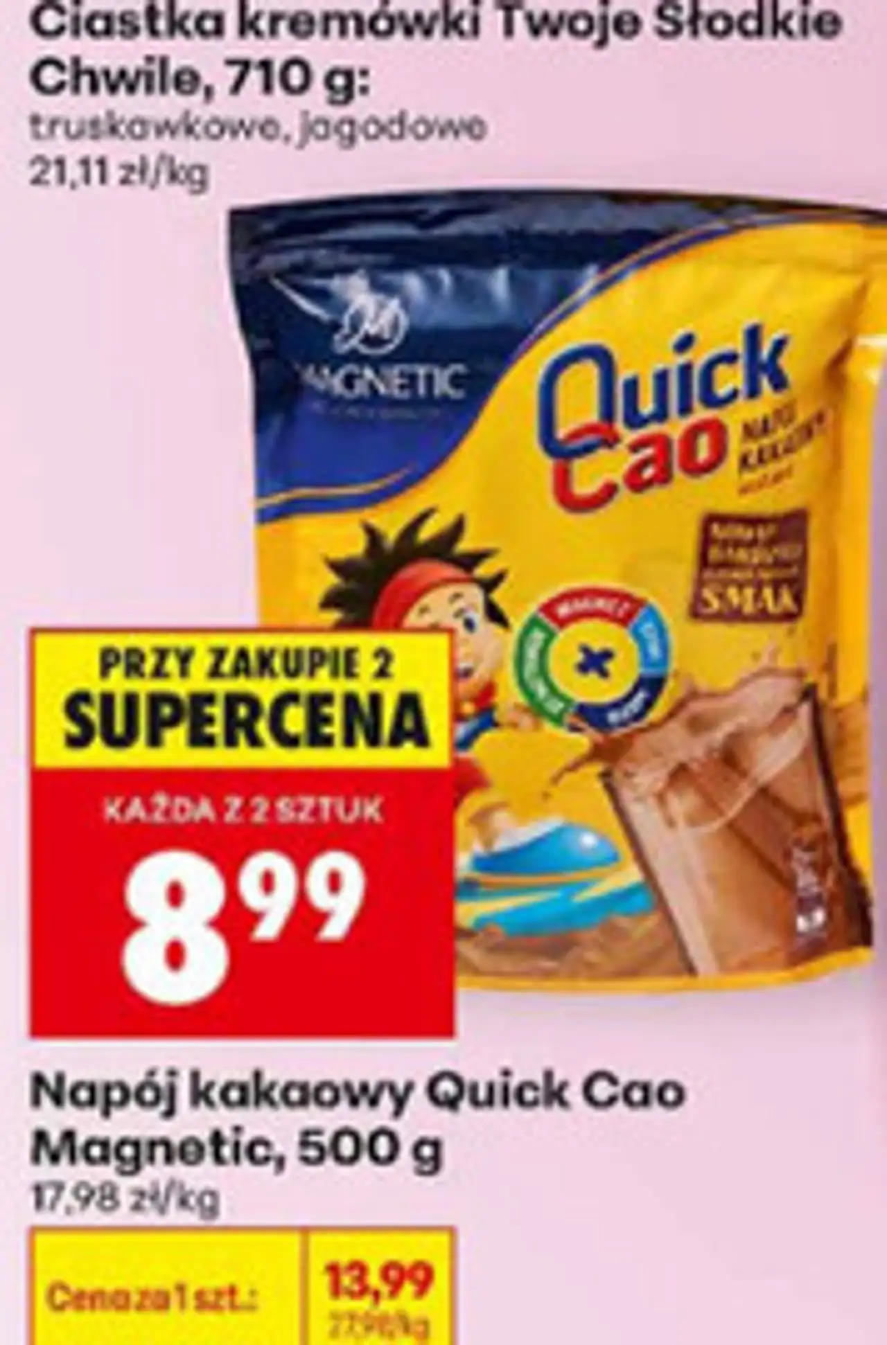 Napój kakaowy Quick Cao Magnetic, 500 g