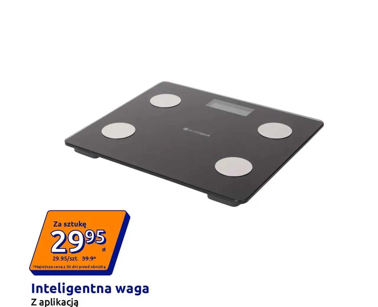Inteligentna waga Silvergear Z aplikacją