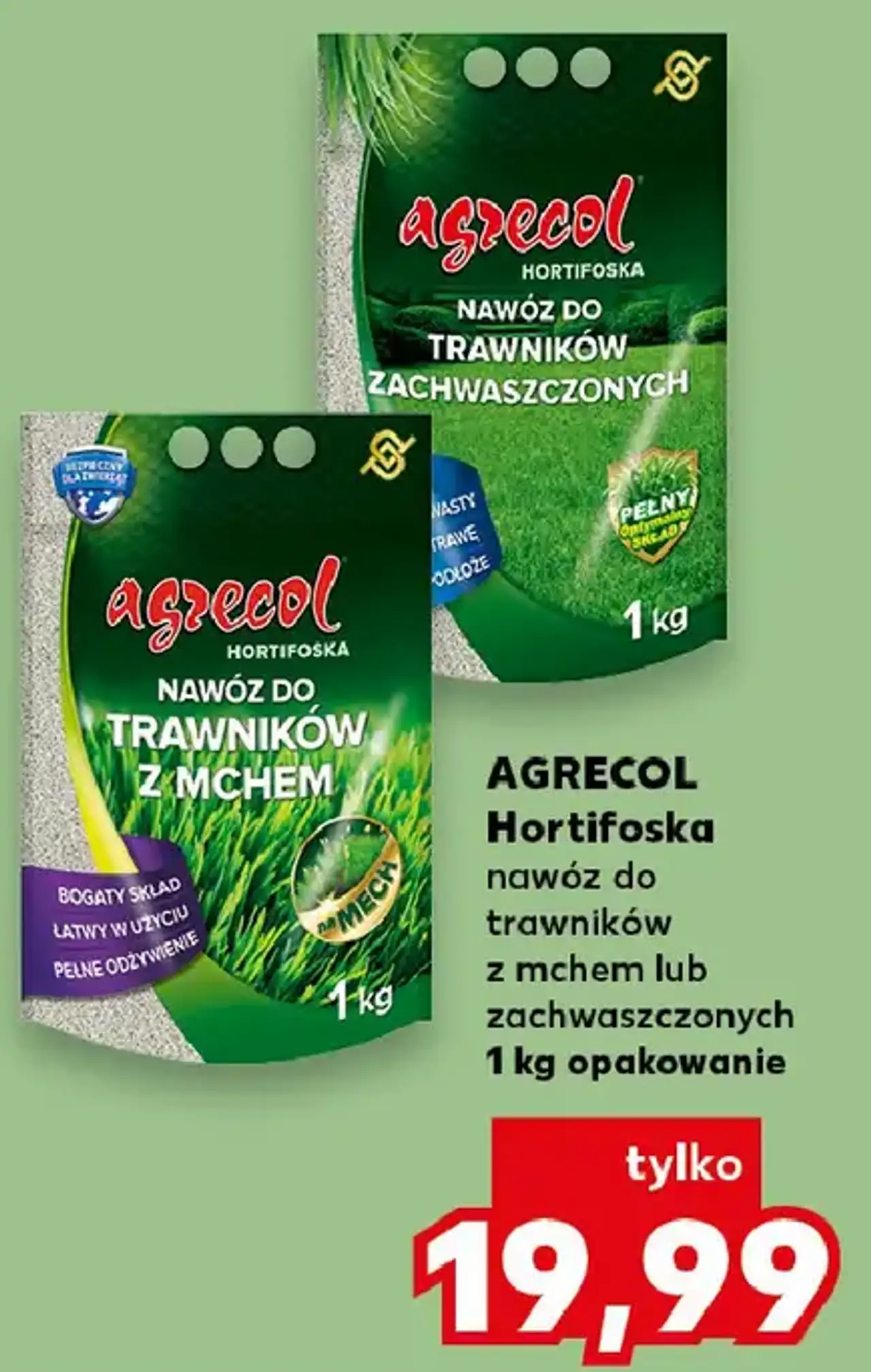 AGRECOL Hortifoska nawóz do trawników z mchem lub zachwaszczonych