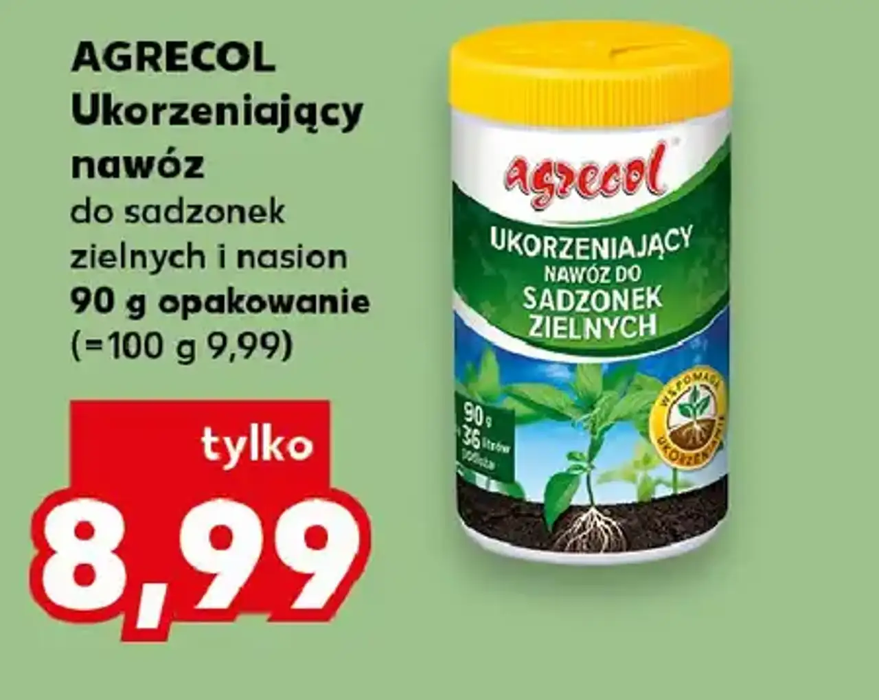 Agrecol Ukorzeniający nawóz do sadzonek zielnych i nasion