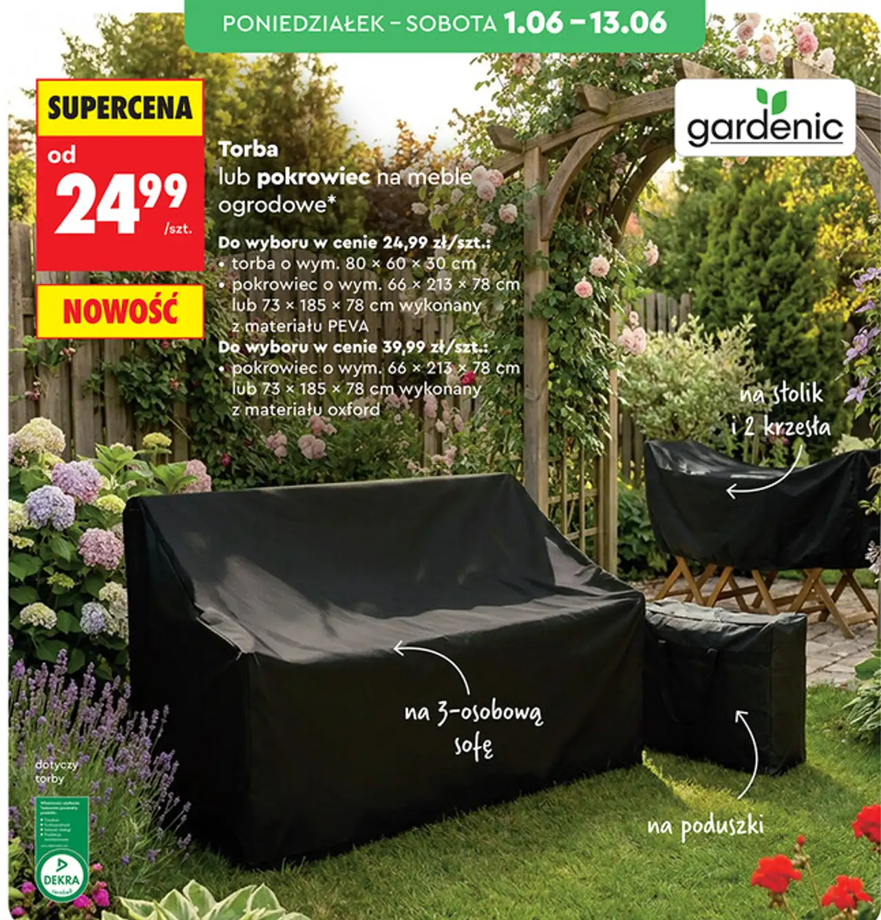 Torba lub pokrowiec na meble ogrodowe Gardenic
