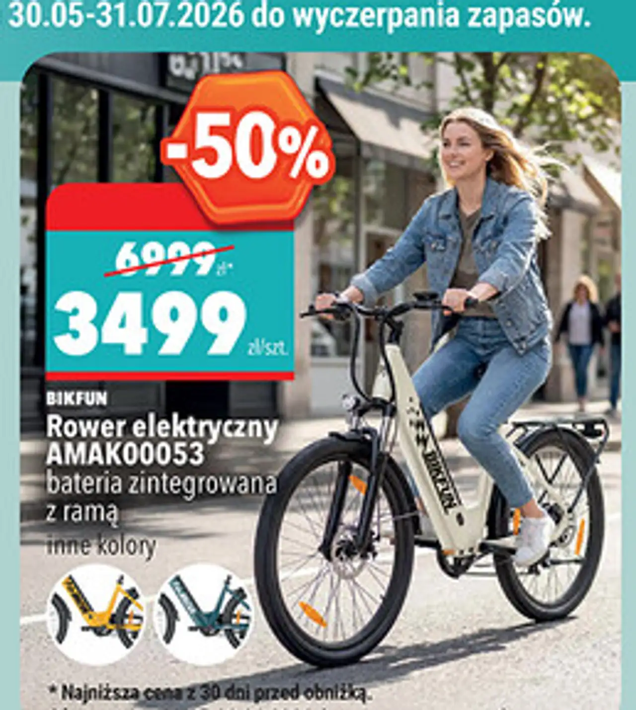 BIKFUN Rower elektryczny AMAK00053