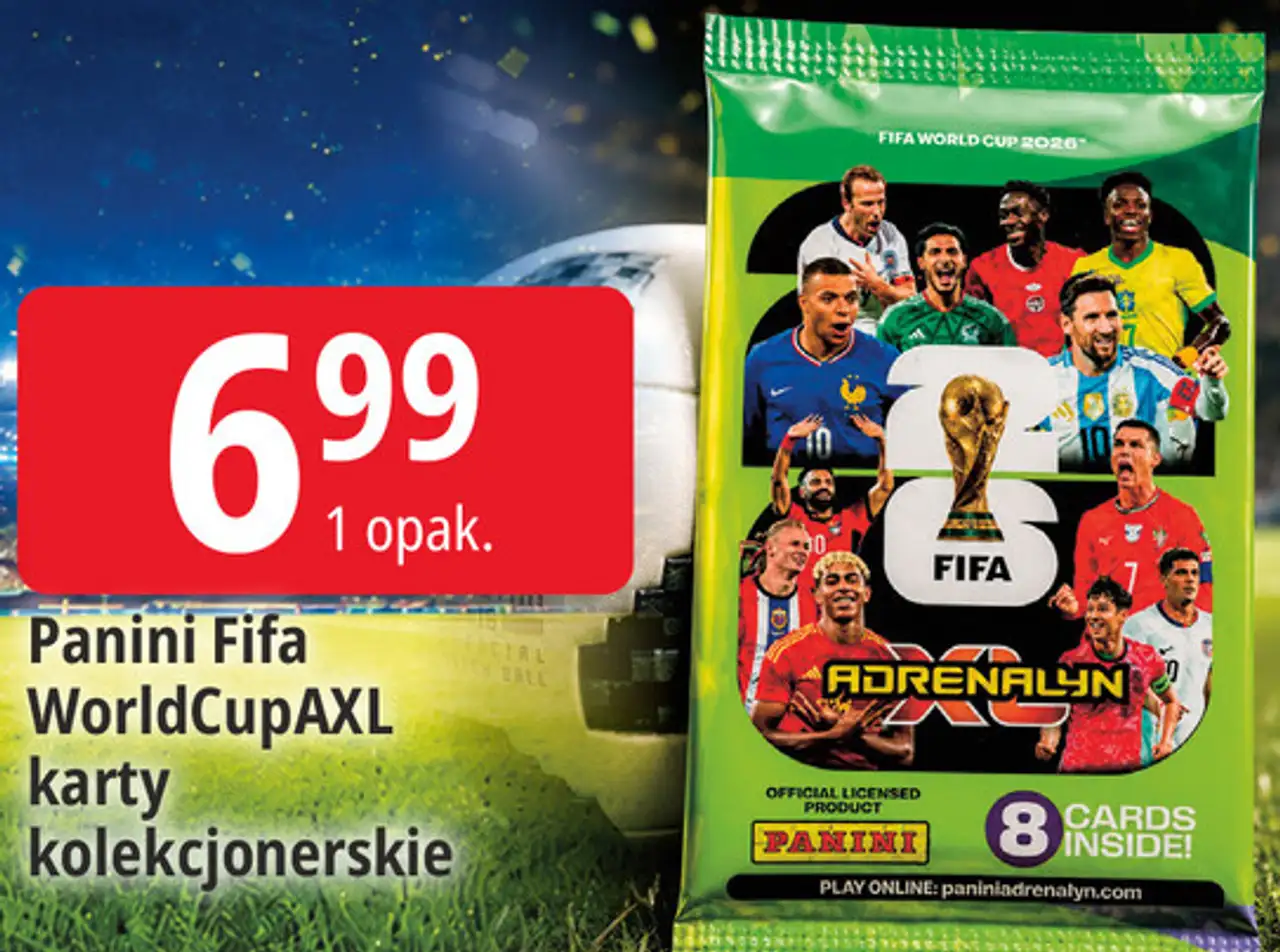 Panini Fifa WorldCupAXL karty kolekcjonerskie