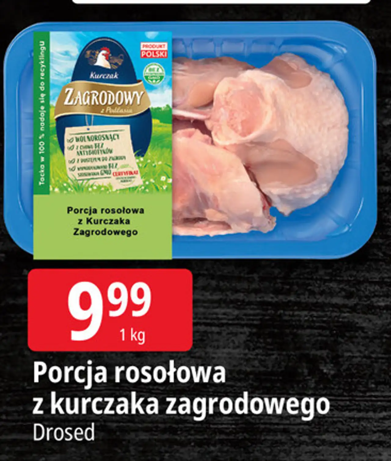 Porcja rosołowa z kurczaka zagrodowego