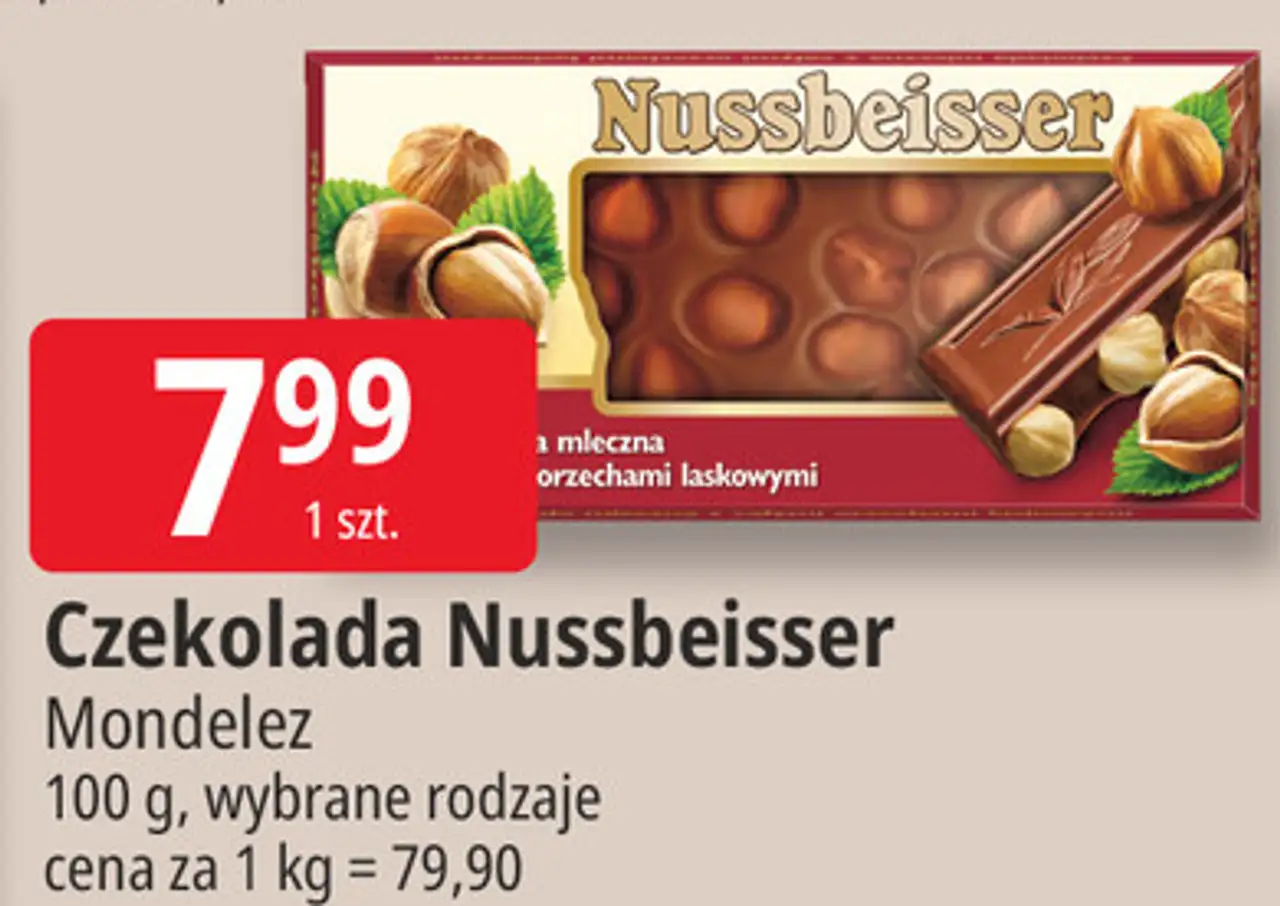 Czekolada Nussbeisser Mondelez