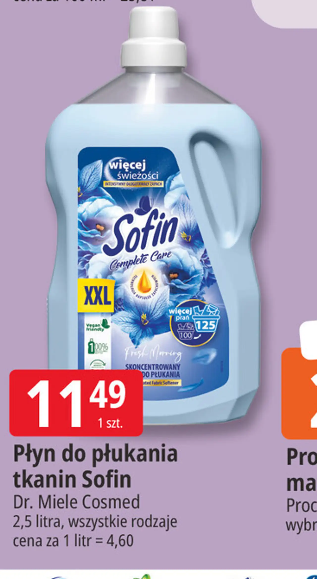 Płyn do płukania tkanin Sofin