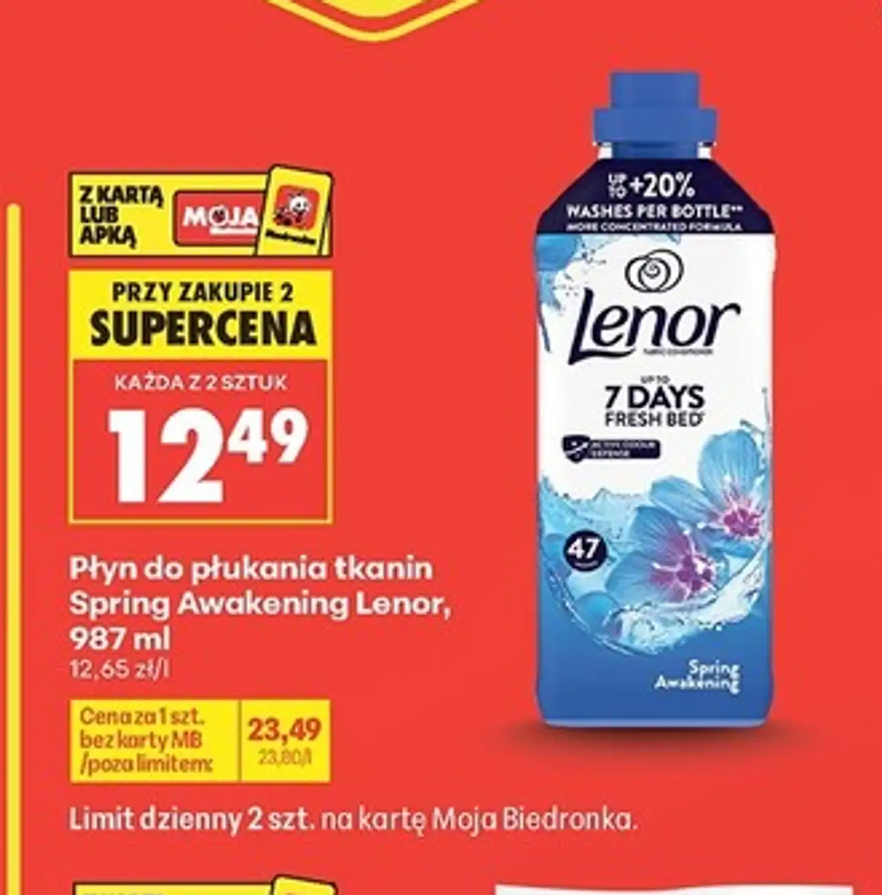 Płyn do płukania spring awakening Lenor