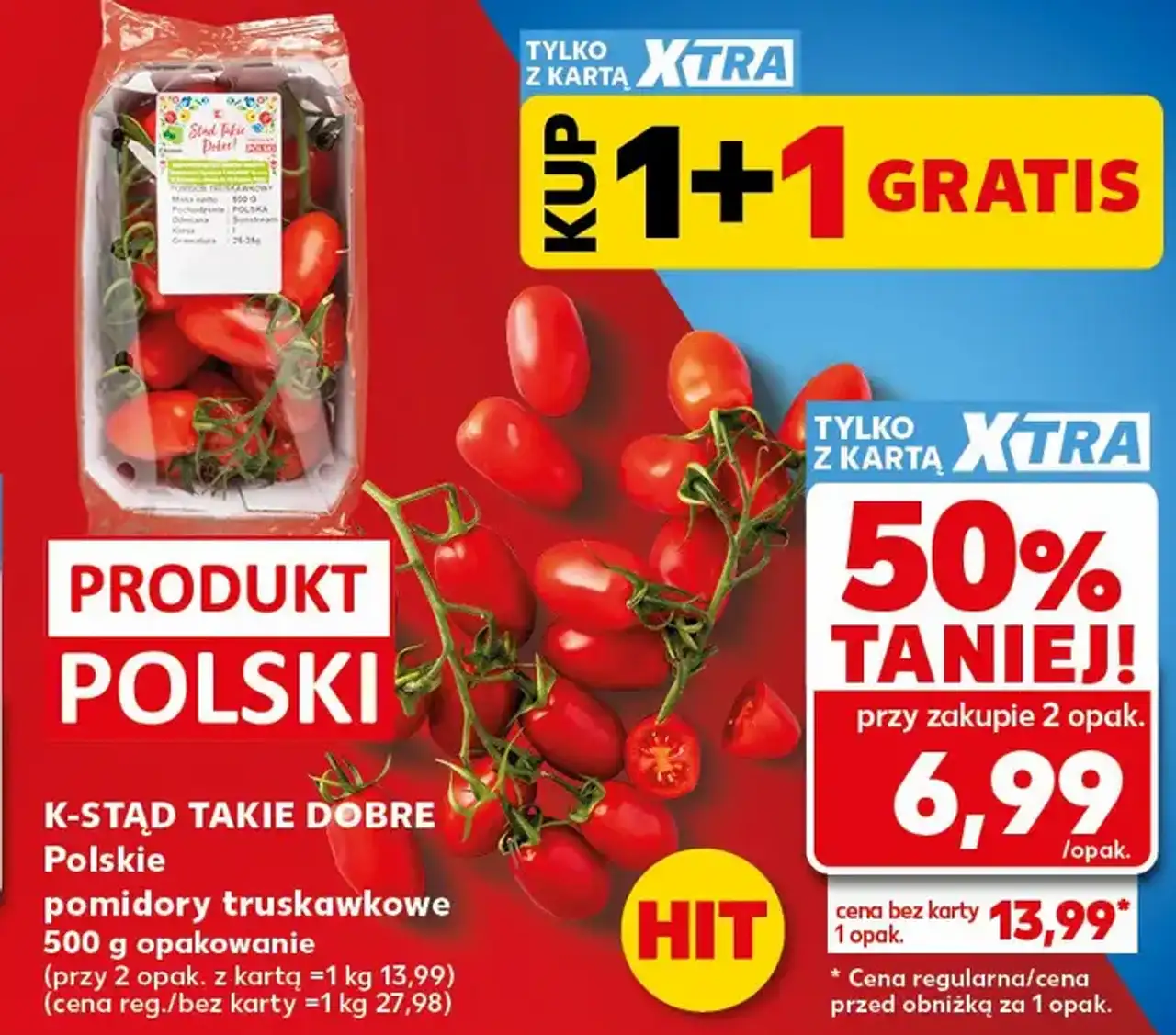 K-STĄD TAKIE DOBRE Polskie pomidory truskawkowe