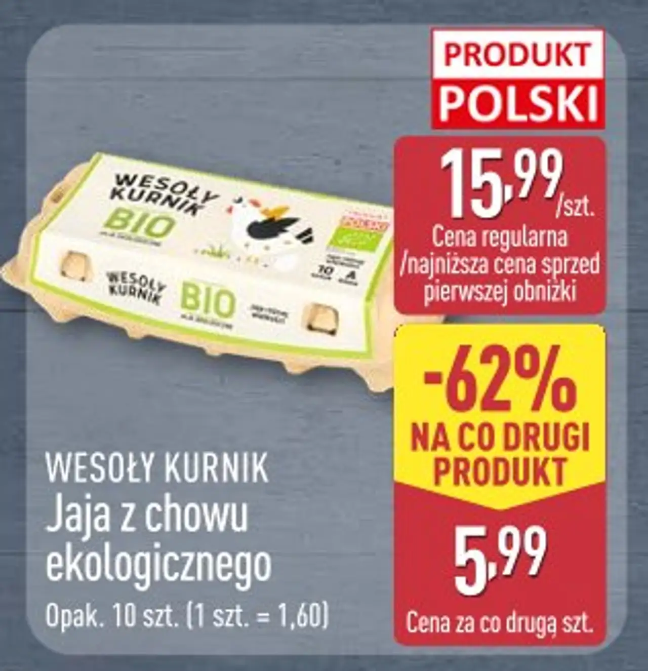 Wesoły Kurnik Jaja z chowu ekologicznego