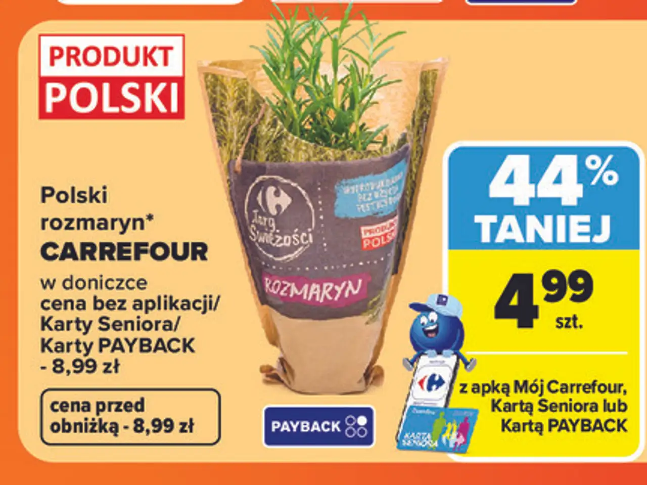 Polski rozmaryn Carrefour
