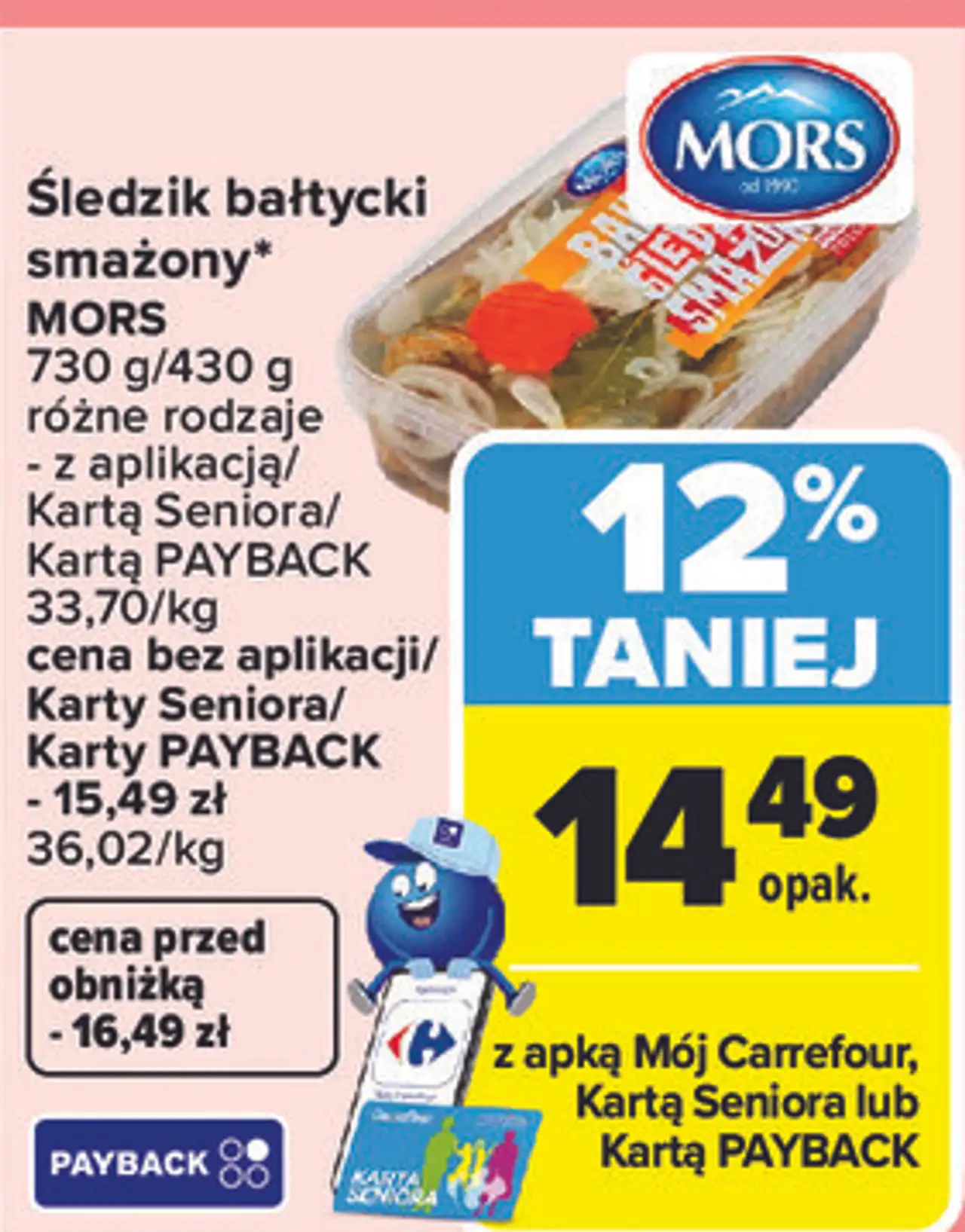 Śledzik bałtycki smażony MORS