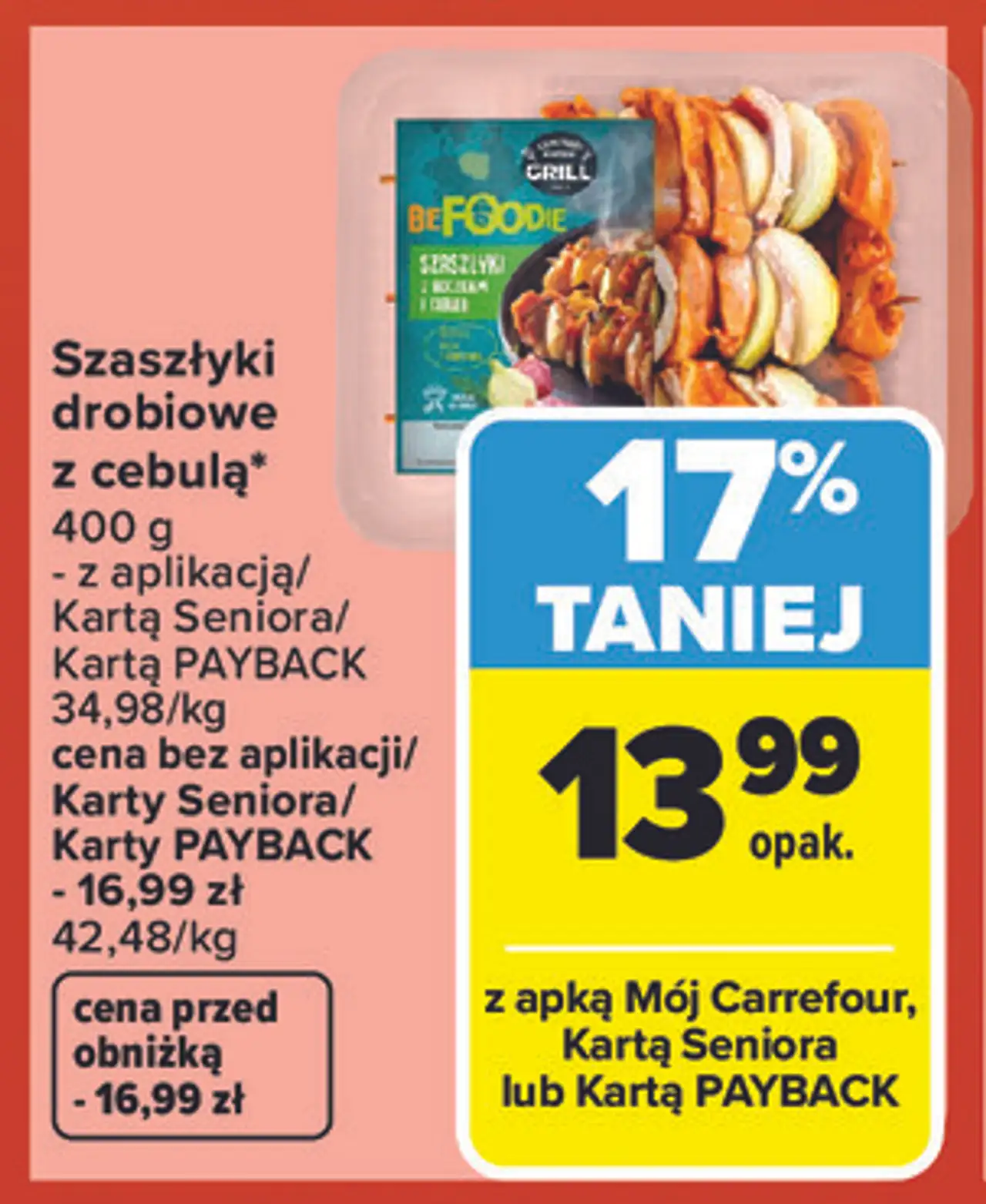 Szaszłyki drobiowe z cebulą