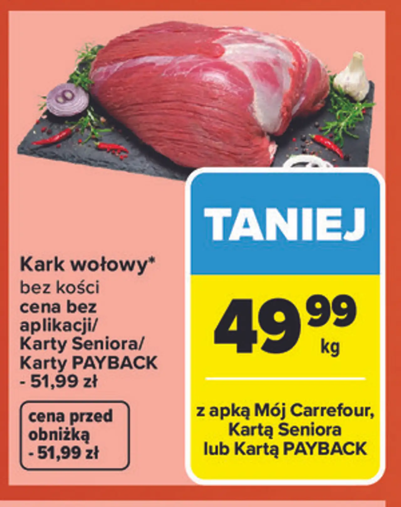Kark wołowy bez kości