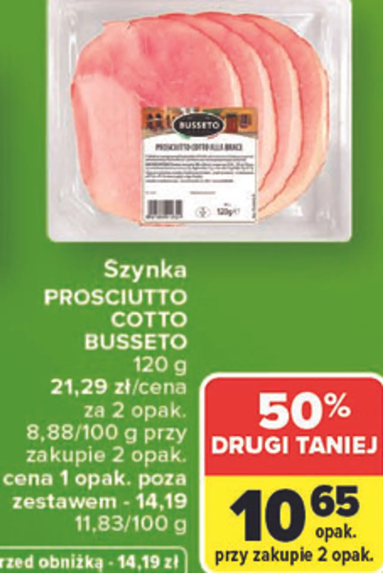 Szynka Prosciutto Cotto Busseto