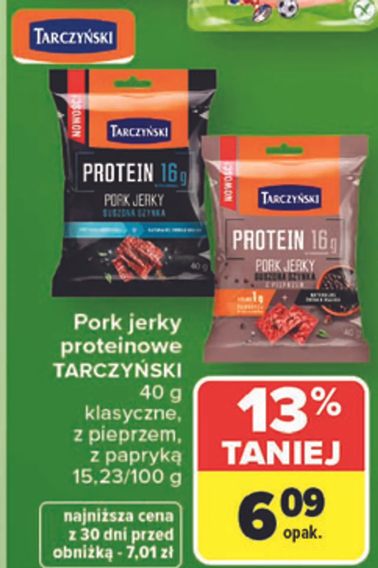 Pork jerky proteinowe TARCZYŃSKI