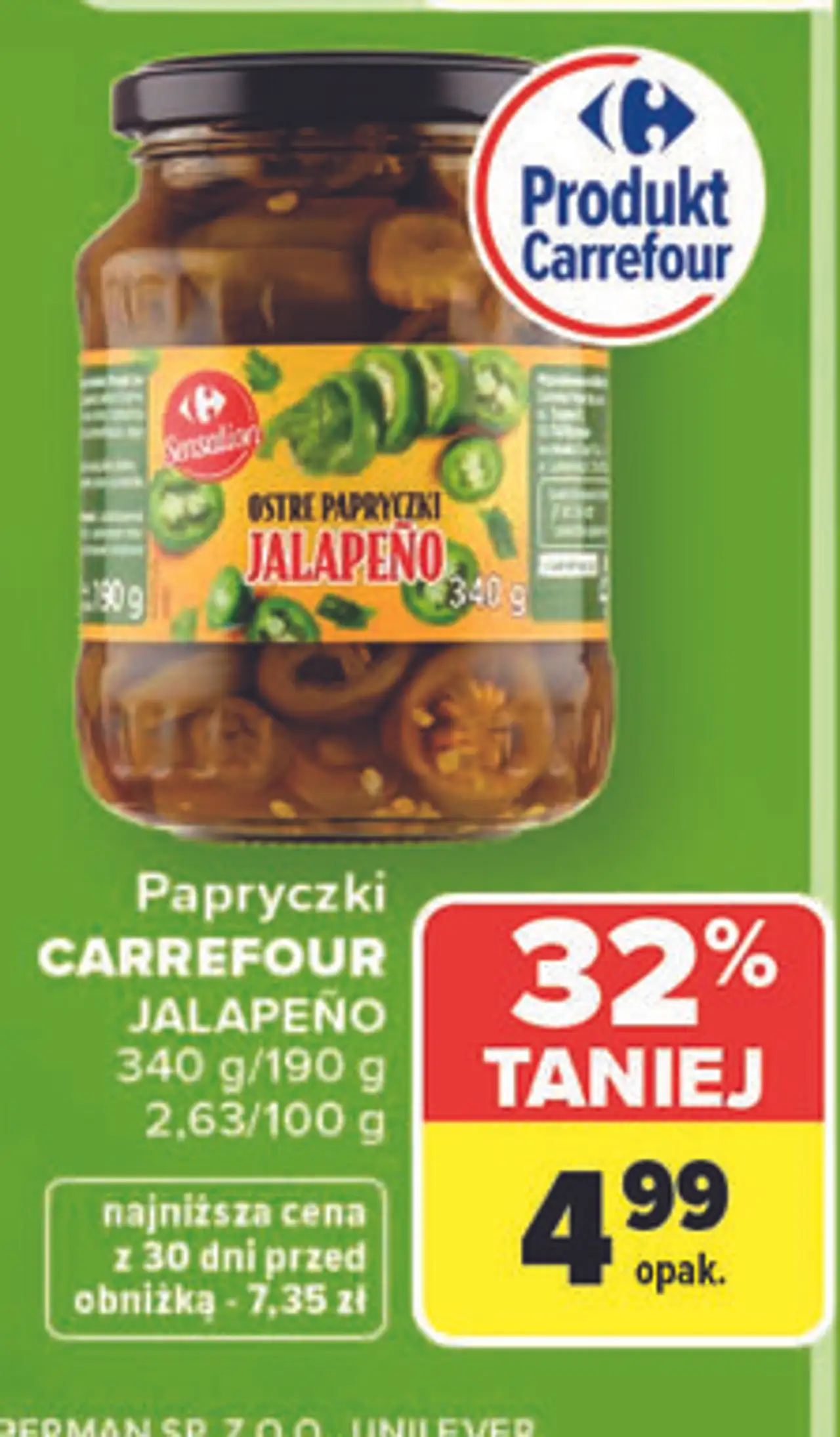 Papryczki CARREFOUR JALAPEÑO
