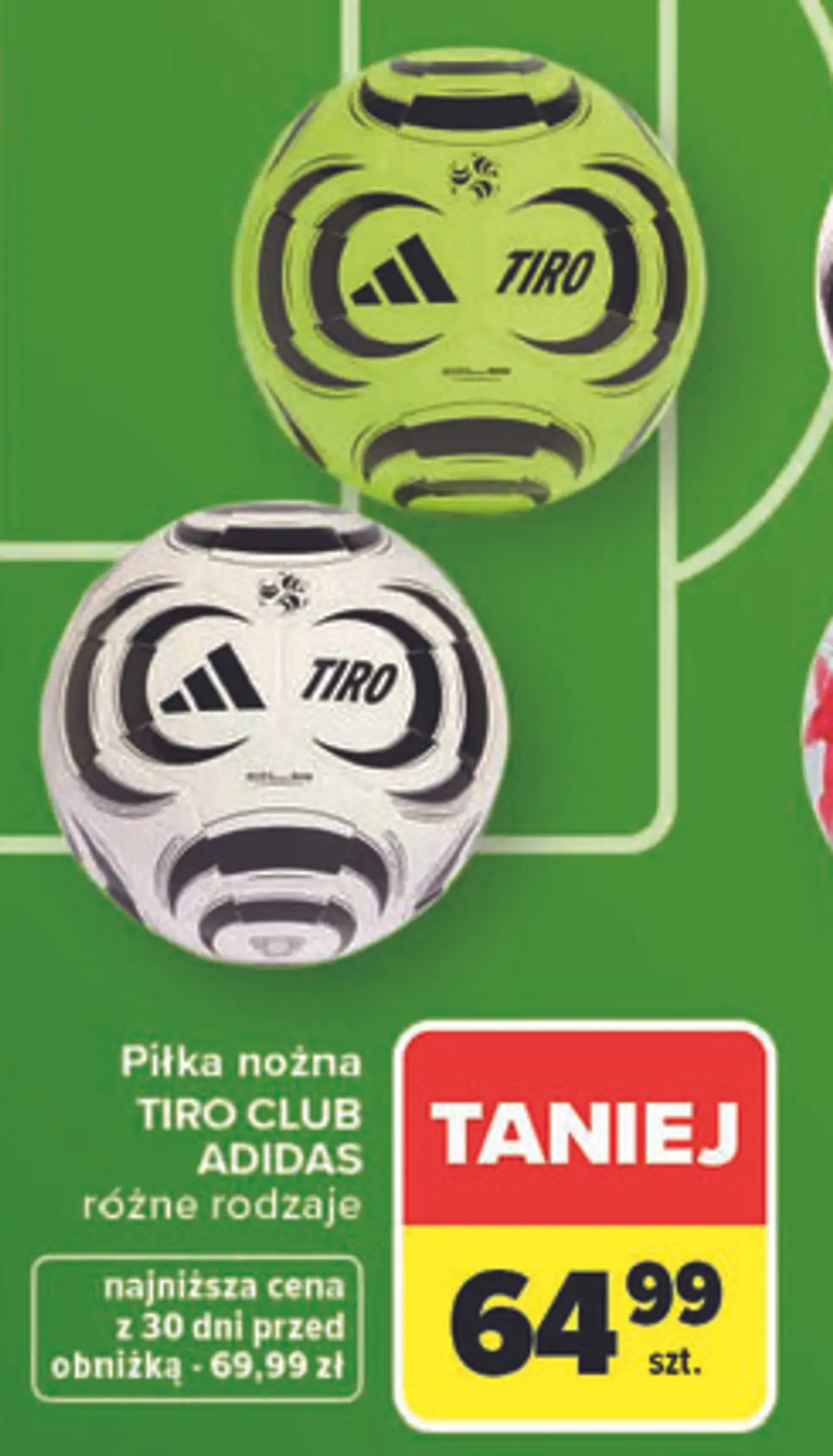 Piłka nożna TIRO CLUB ADIDAS