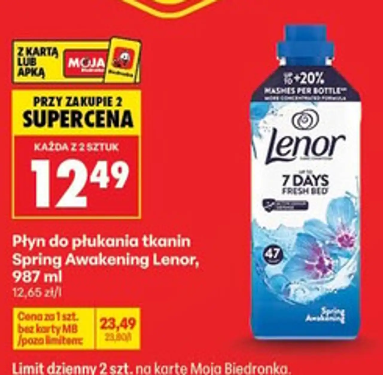 Płyn do płukania tkanin Spring Awakening Lenor